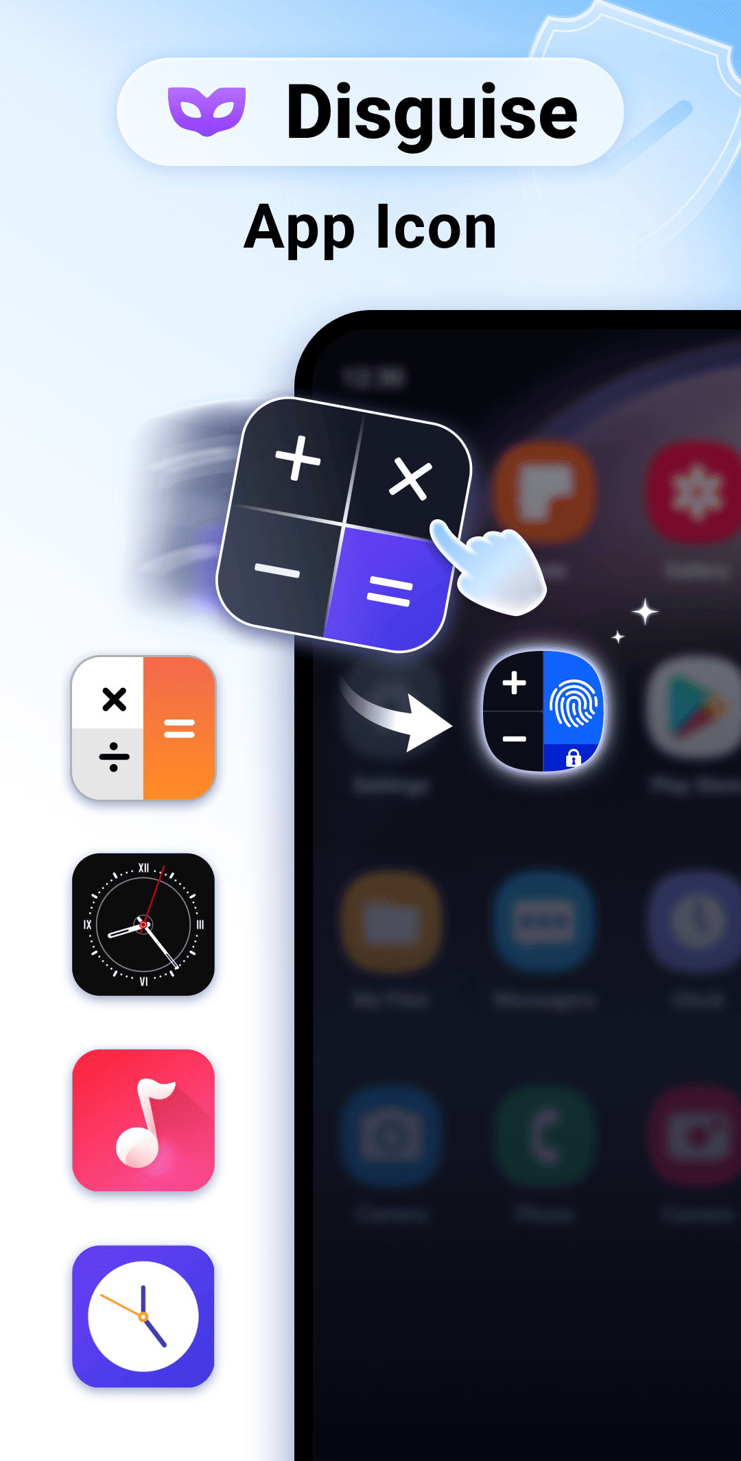 اسکرین شات 4 برنامه Calculator Lock - Photo Vault