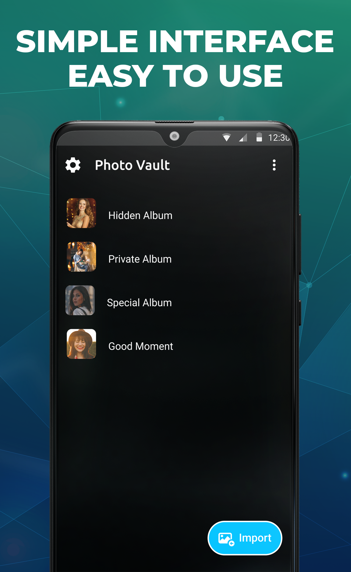 اسکرین شات 5 برنامه Calculator Lock - Hide Photo
