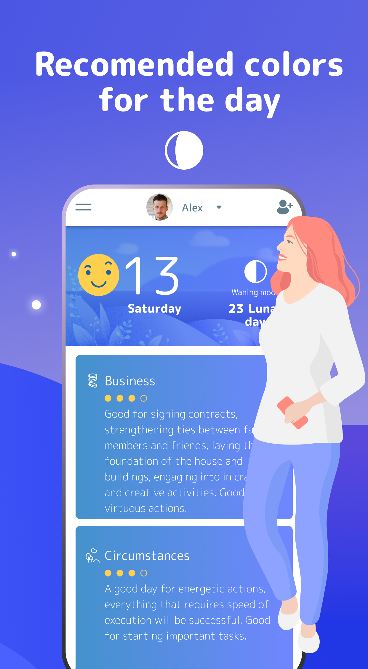 اسکرین شات 7 برنامه Moon Haircut Calendar Norbu