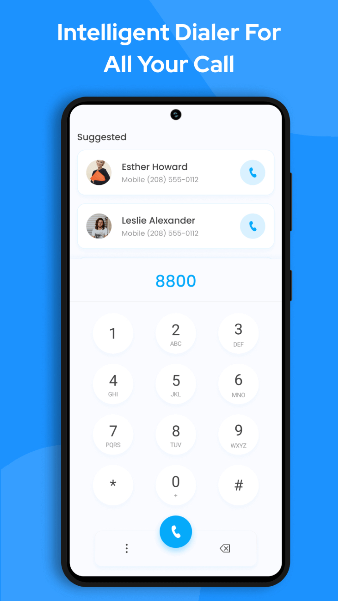 اسکرین شات 6 برنامه Phone Call Dialpad - Caller ID