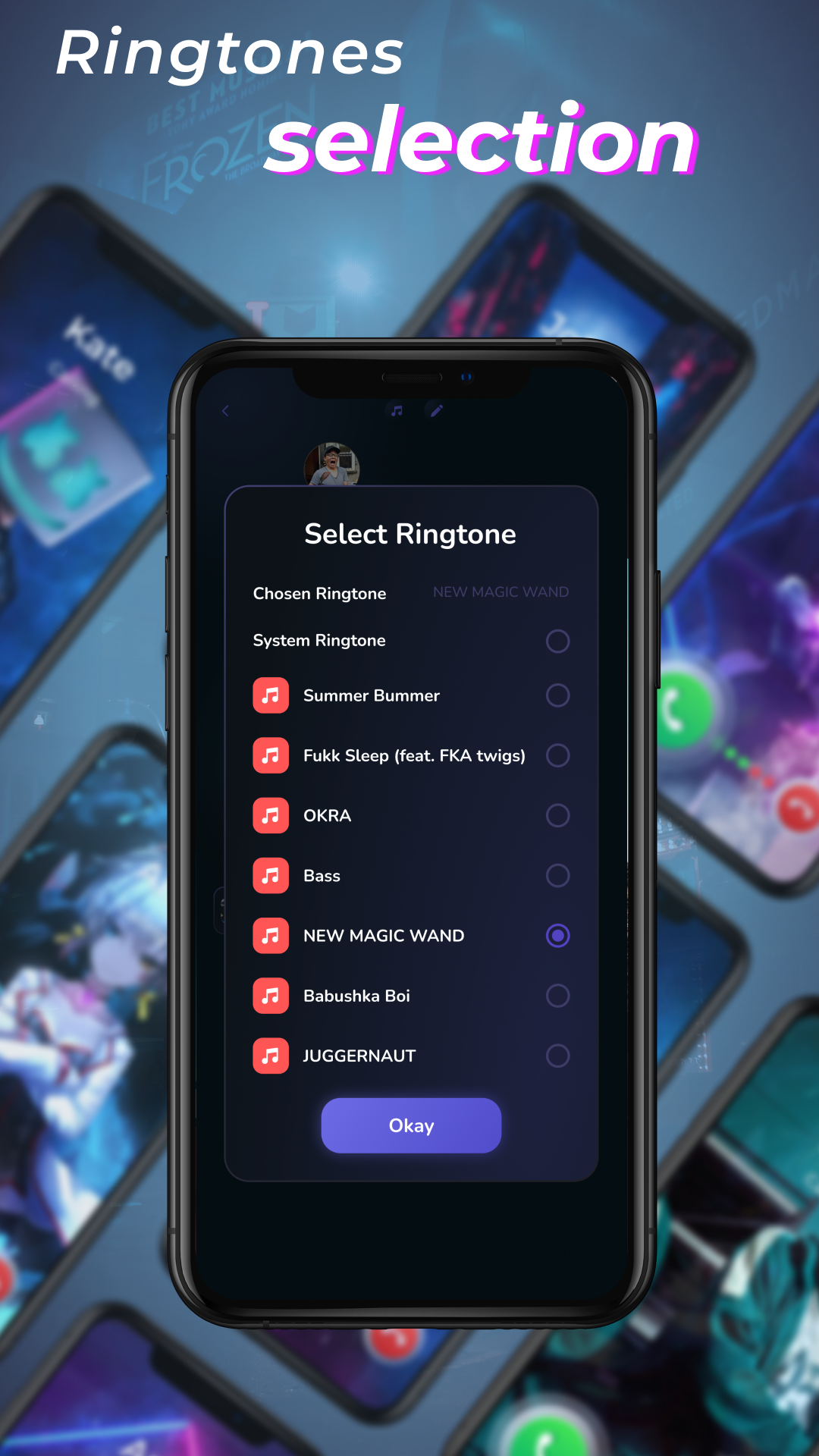 اسکرین شات 5 برنامه Call Wallpaper Screen Themes