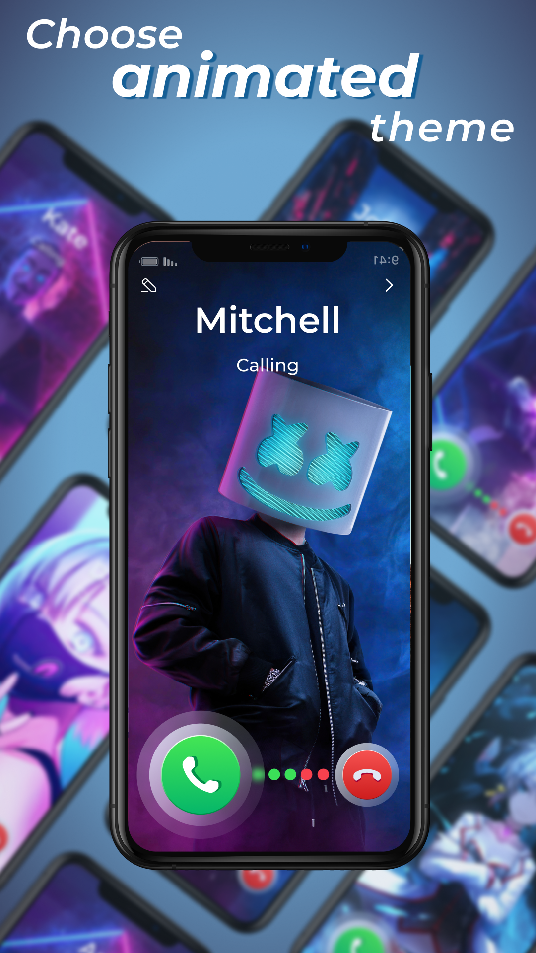 اسکرین شات 3 برنامه Call Wallpaper Screen Themes