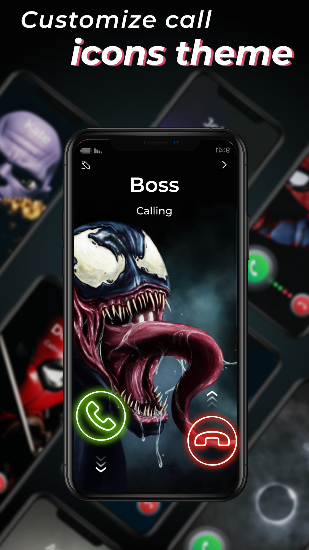 اسکرین شات 6 برنامه Call Wallpaper Screen Themes