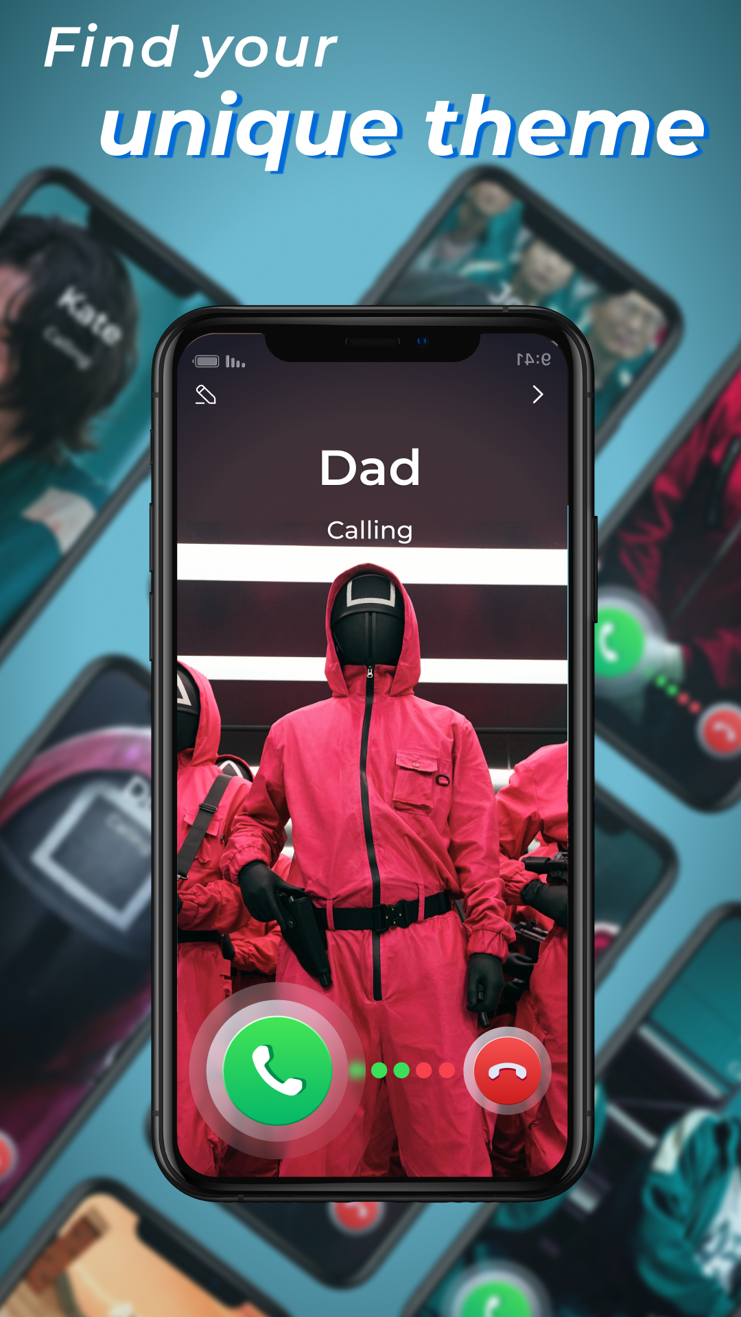 اسکرین شات 2 برنامه Call Wallpaper Screen Themes
