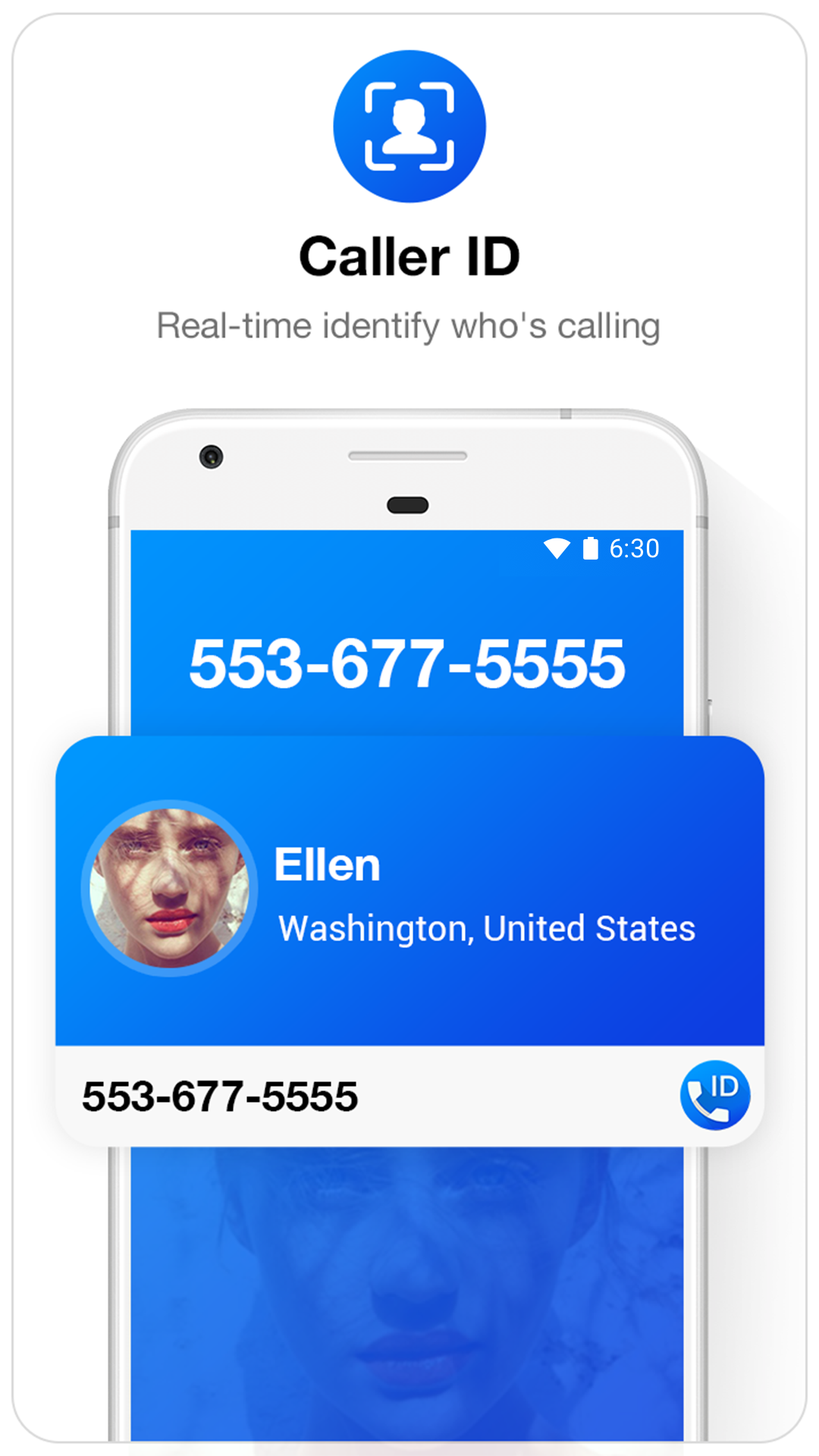 اسکرین شات 1 برنامه Caller ID & Call Blocker