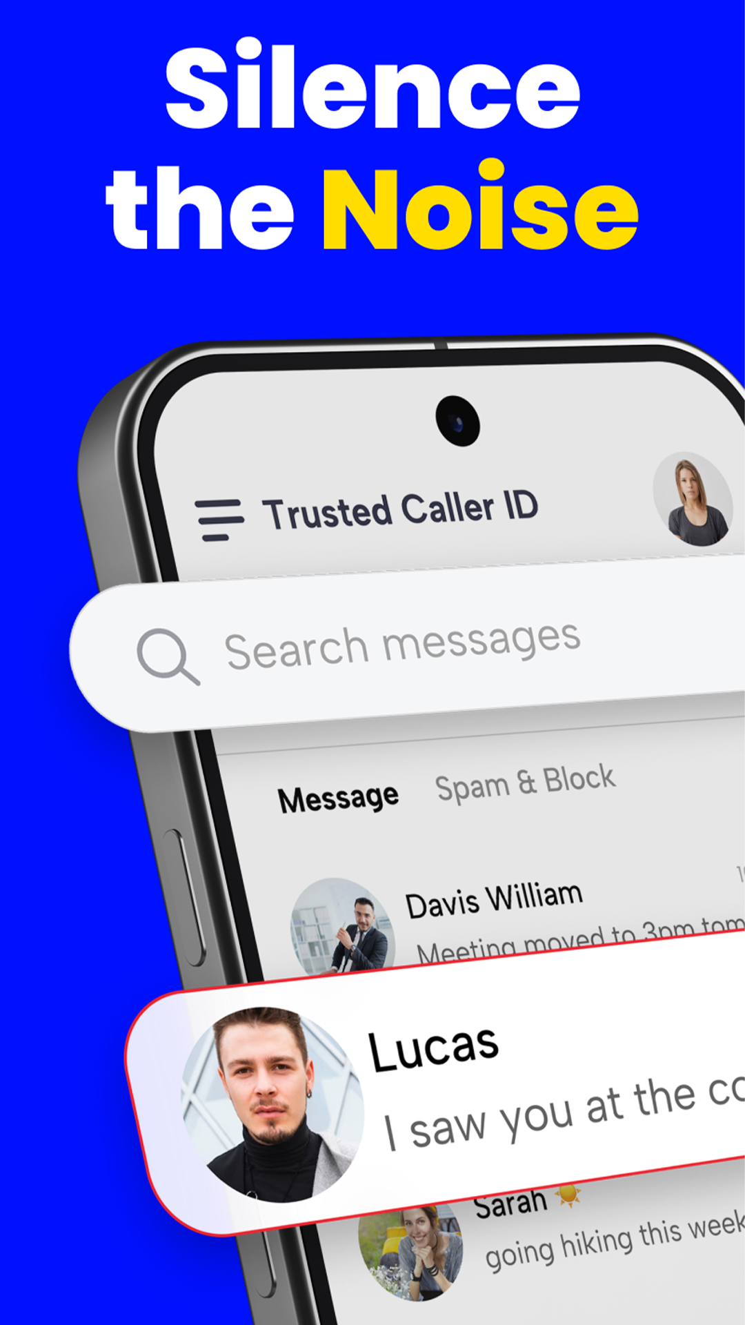 اسکرین شات 6 برنامه Trusted Caller ID: Spam Block