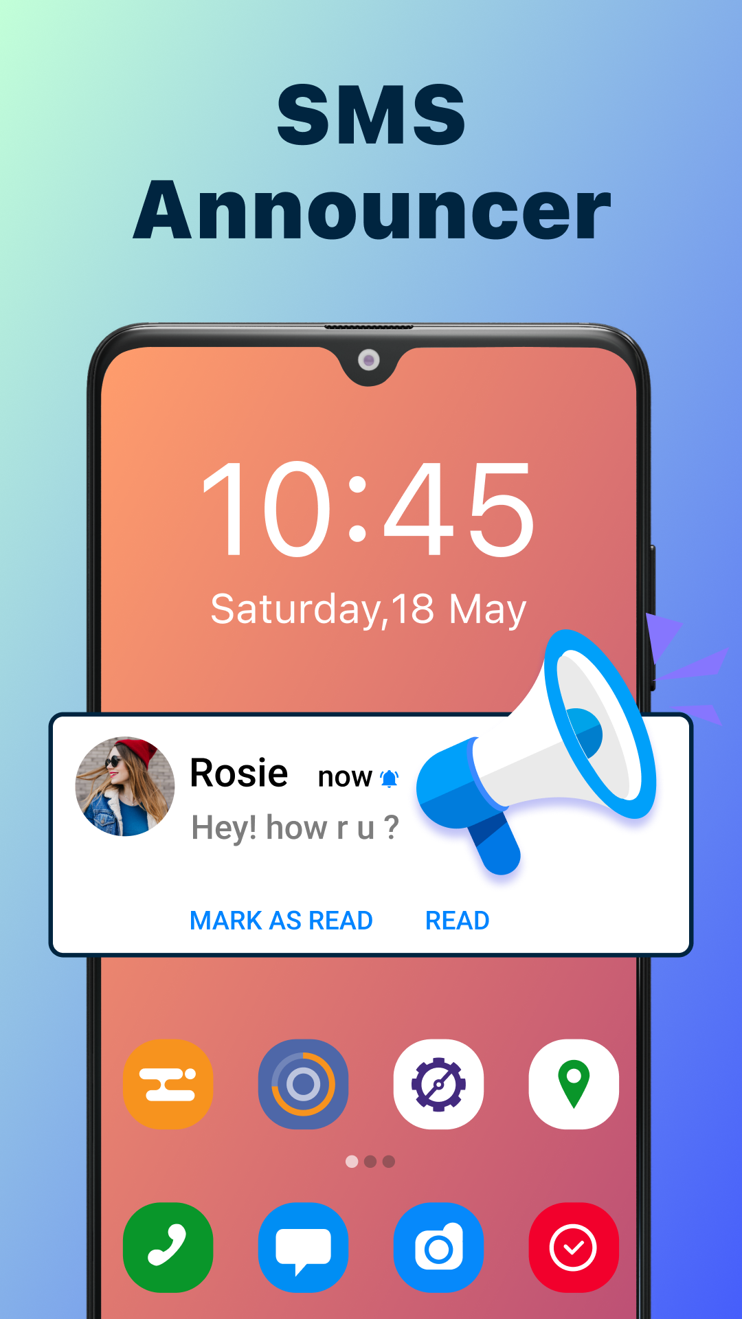 اسکرین شات 3 برنامه Caller Name Announcer - SMS