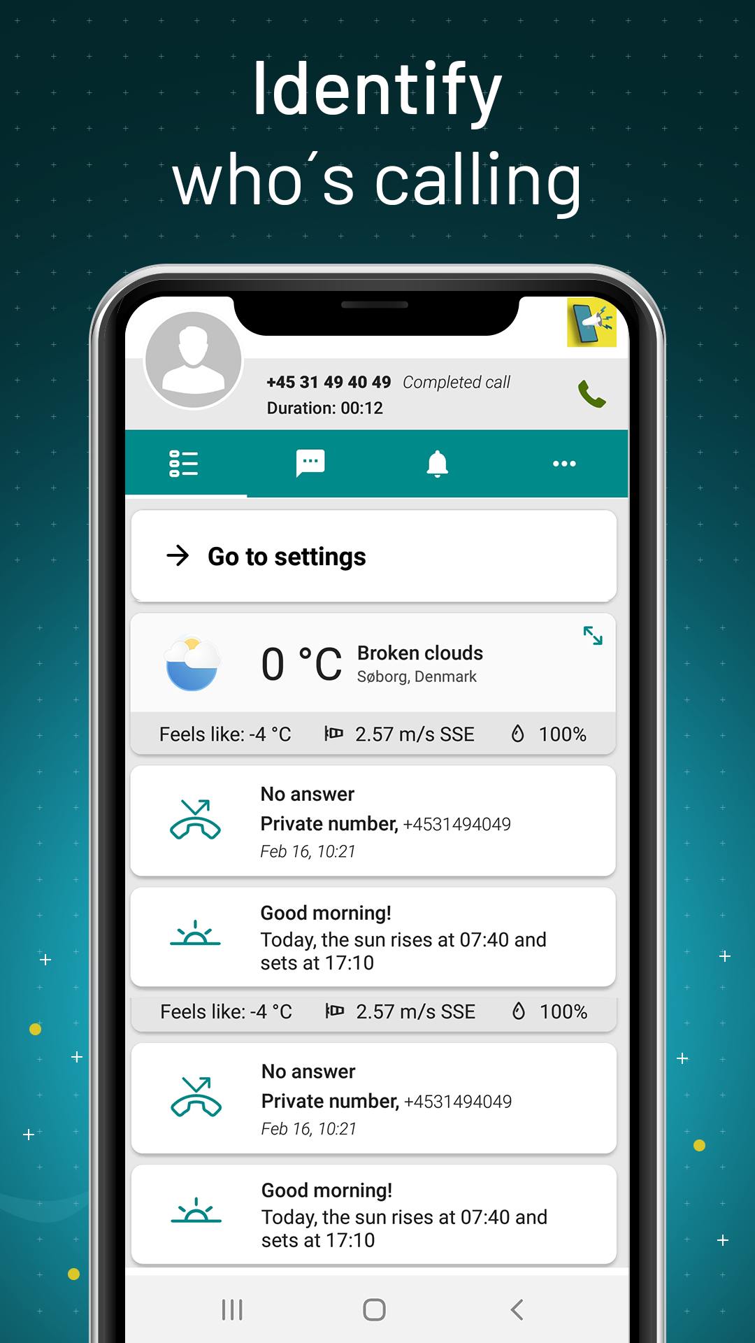 اسکرین شات 7 برنامه Caller Name Announcer