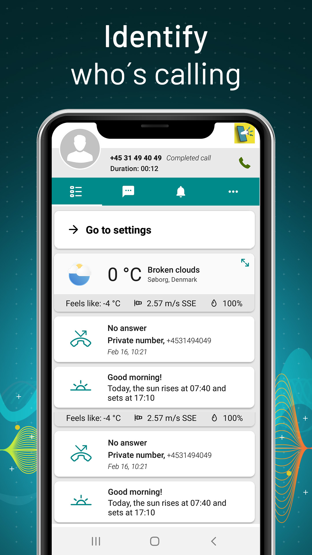 اسکرین شات 8 برنامه Caller Name Announcer