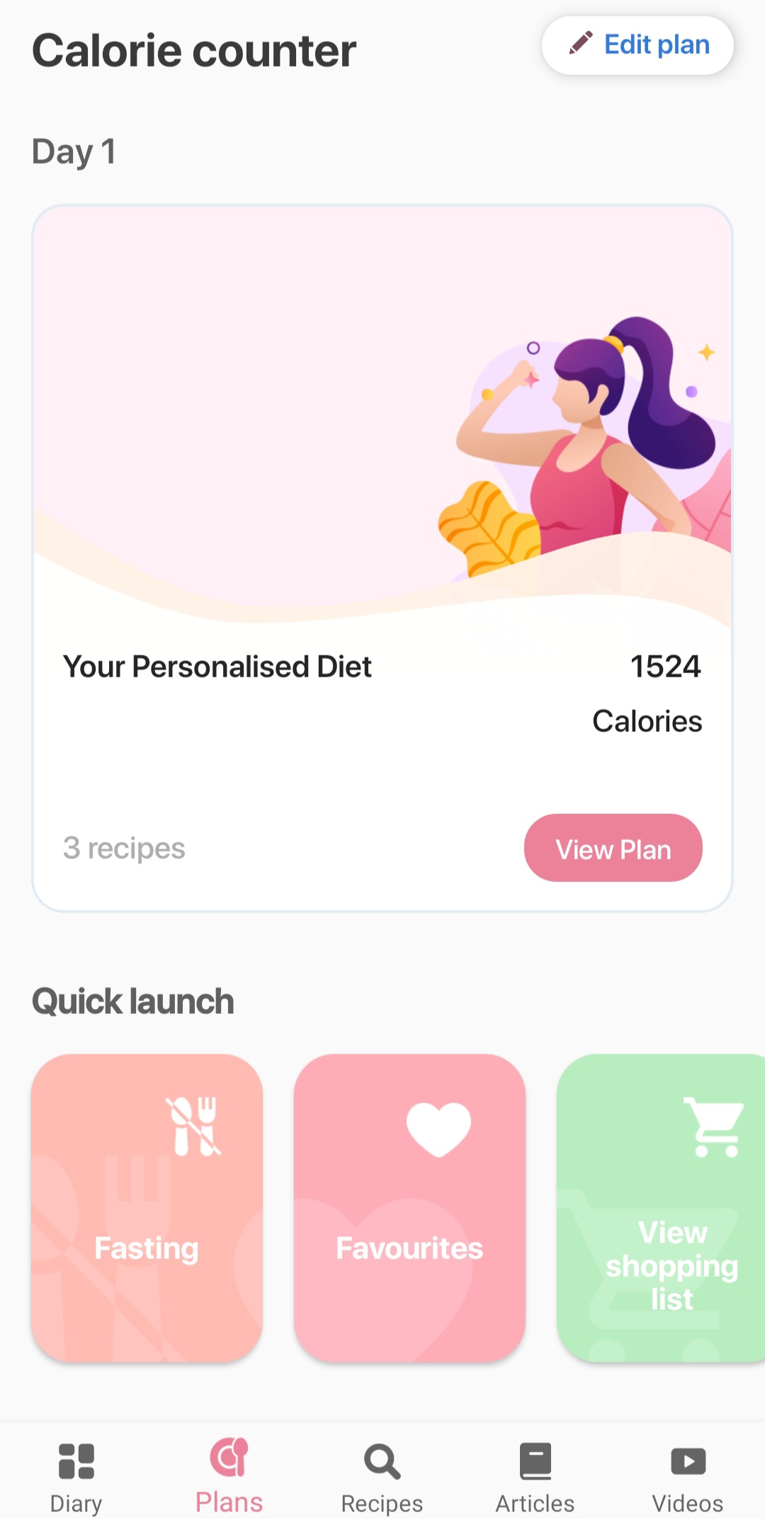 اسکرین شات 5 برنامه AI Calorie Counter App