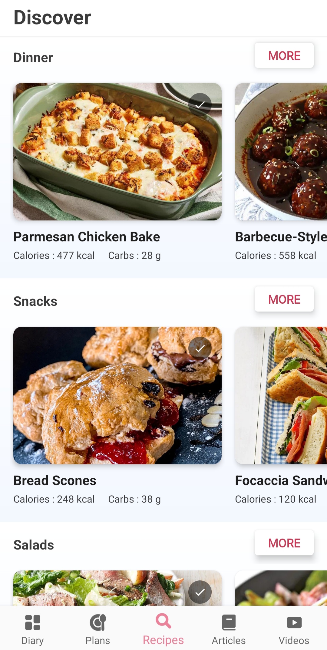 اسکرین شات 6 برنامه AI Calorie Counter App