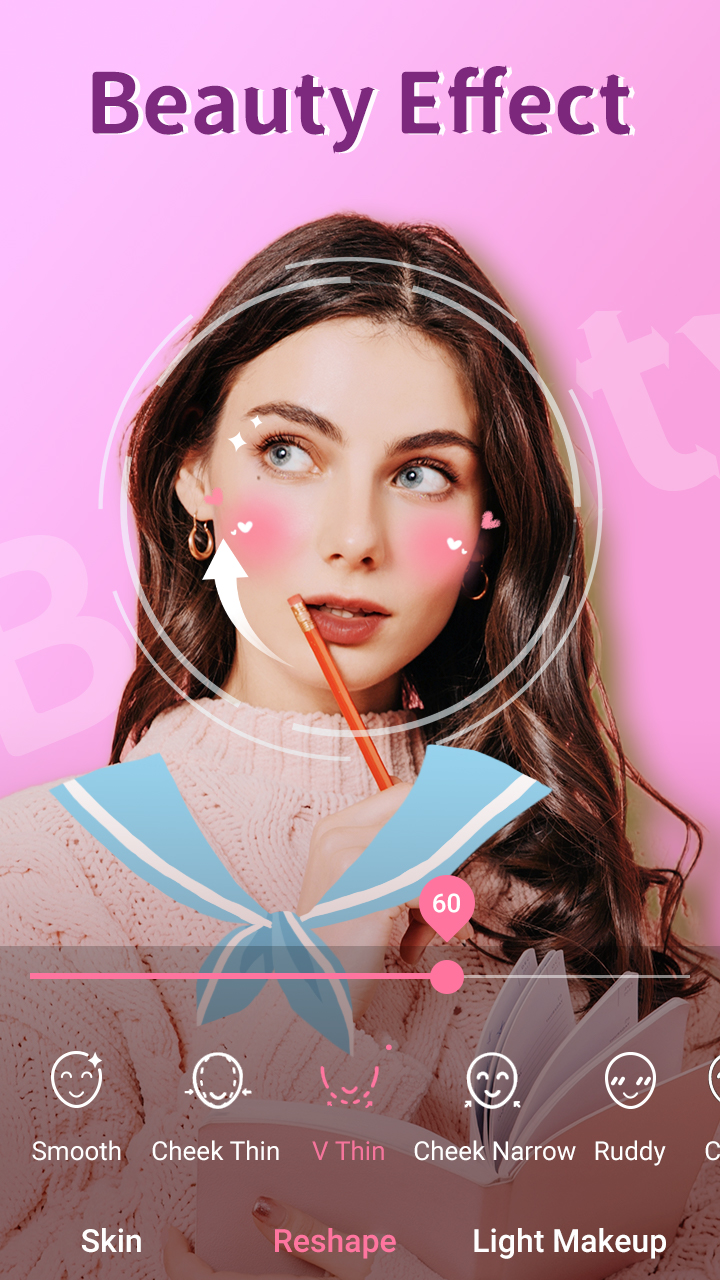 اسکرین شات 3 برنامه Beauty Camera - Selfie Camera