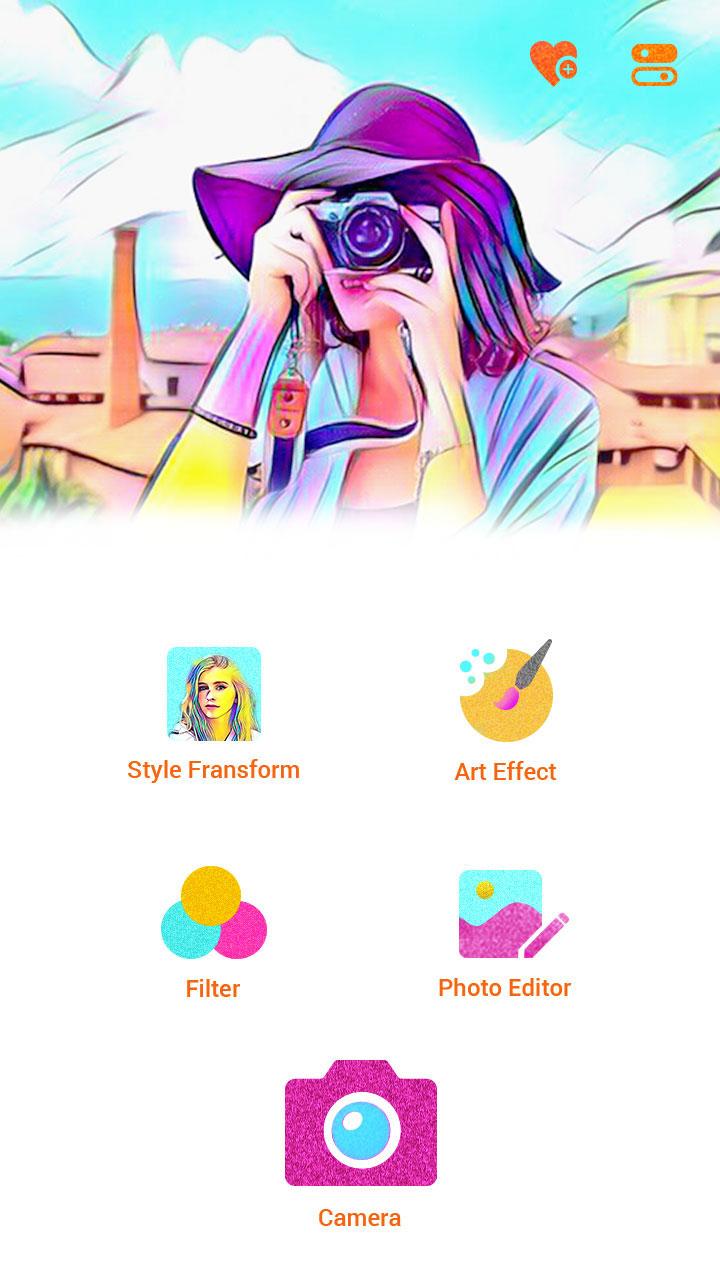 اسکرین شات 1 برنامه Art Cam Art Editor,cartoon cam