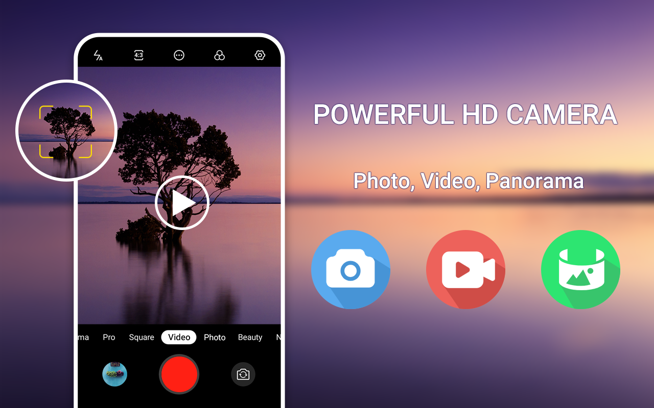 اسکرین شات 2 برنامه HD Camera-Filter Beautify XCam