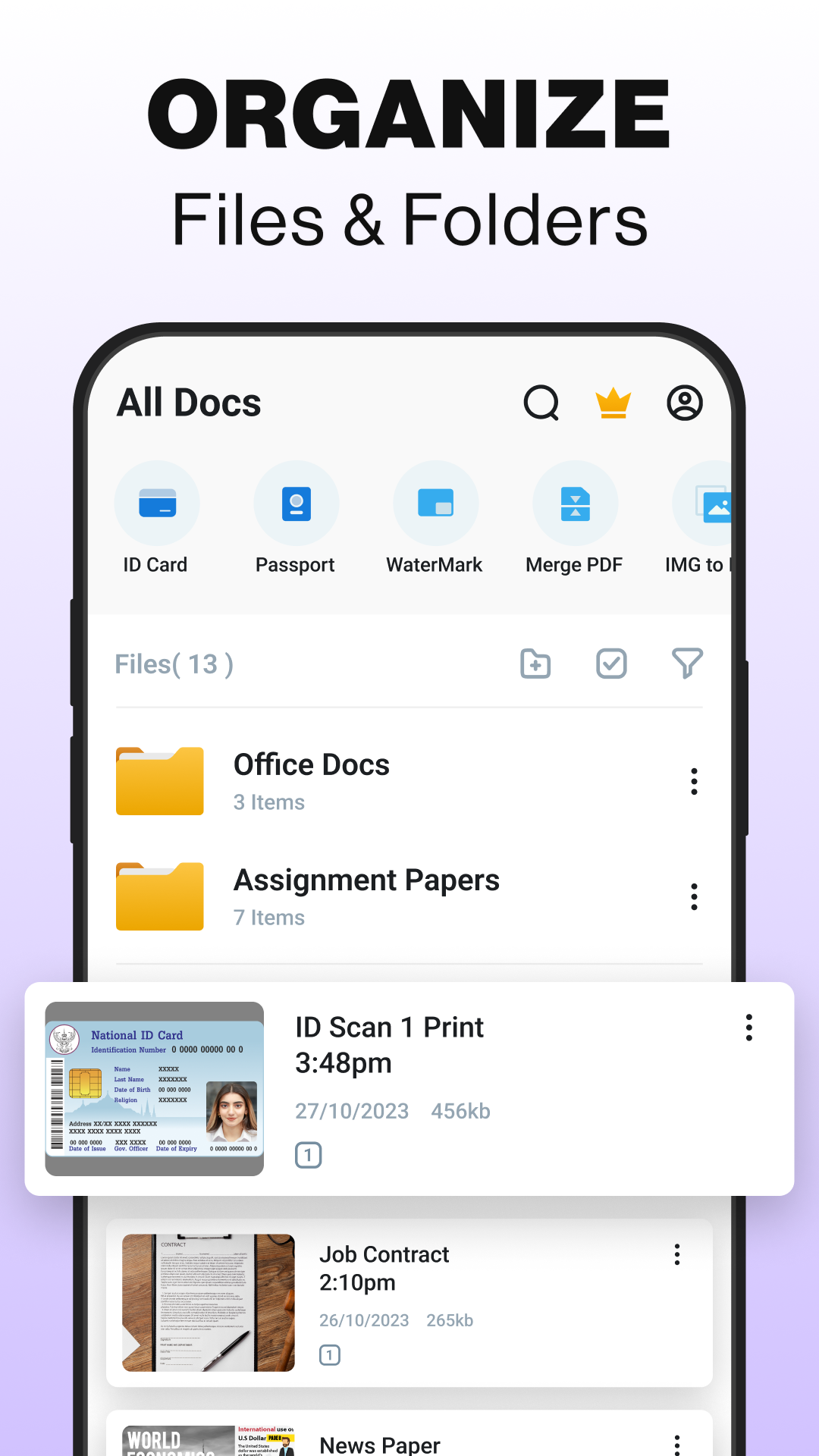 اسکرین شات 3 برنامه برنامه اسکن اسناد (Fast Scan: Free Document Scanner HD, PDF Scanning)