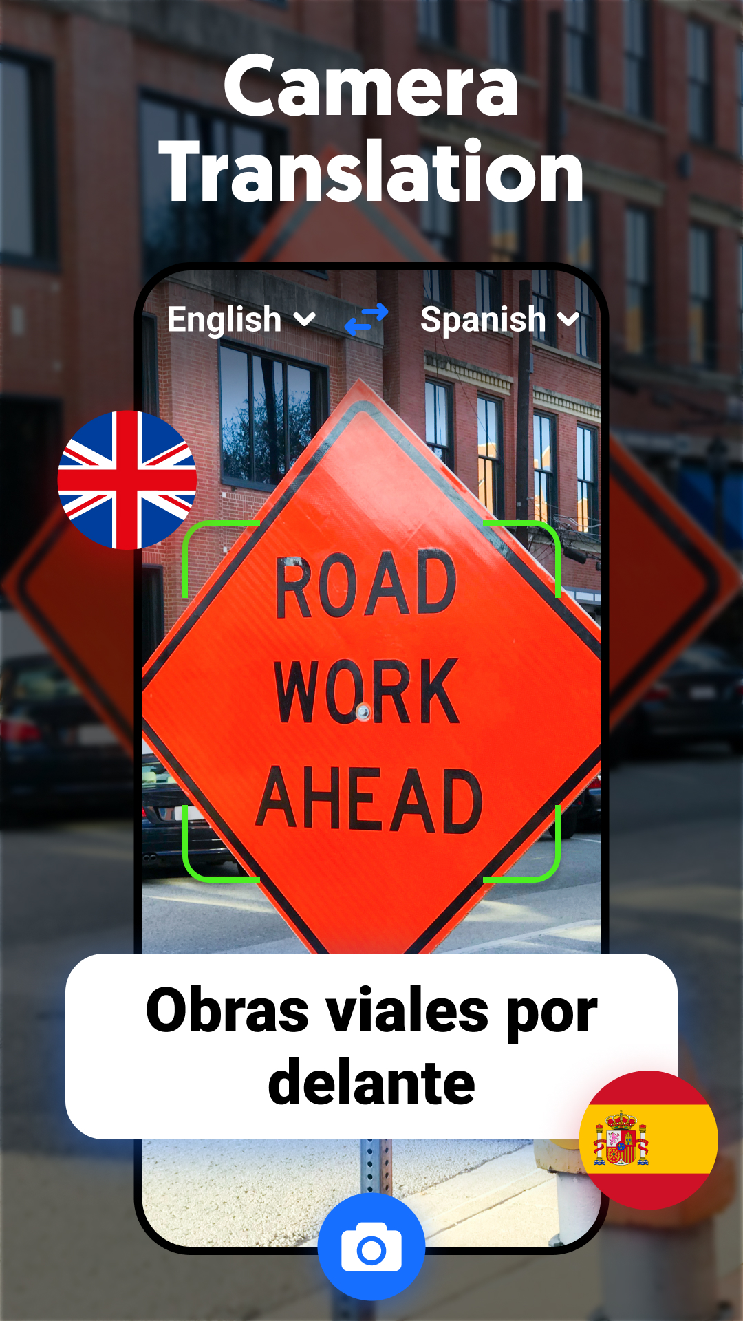 اسکرین شات 1 برنامه Photo Translate -CamTranslator