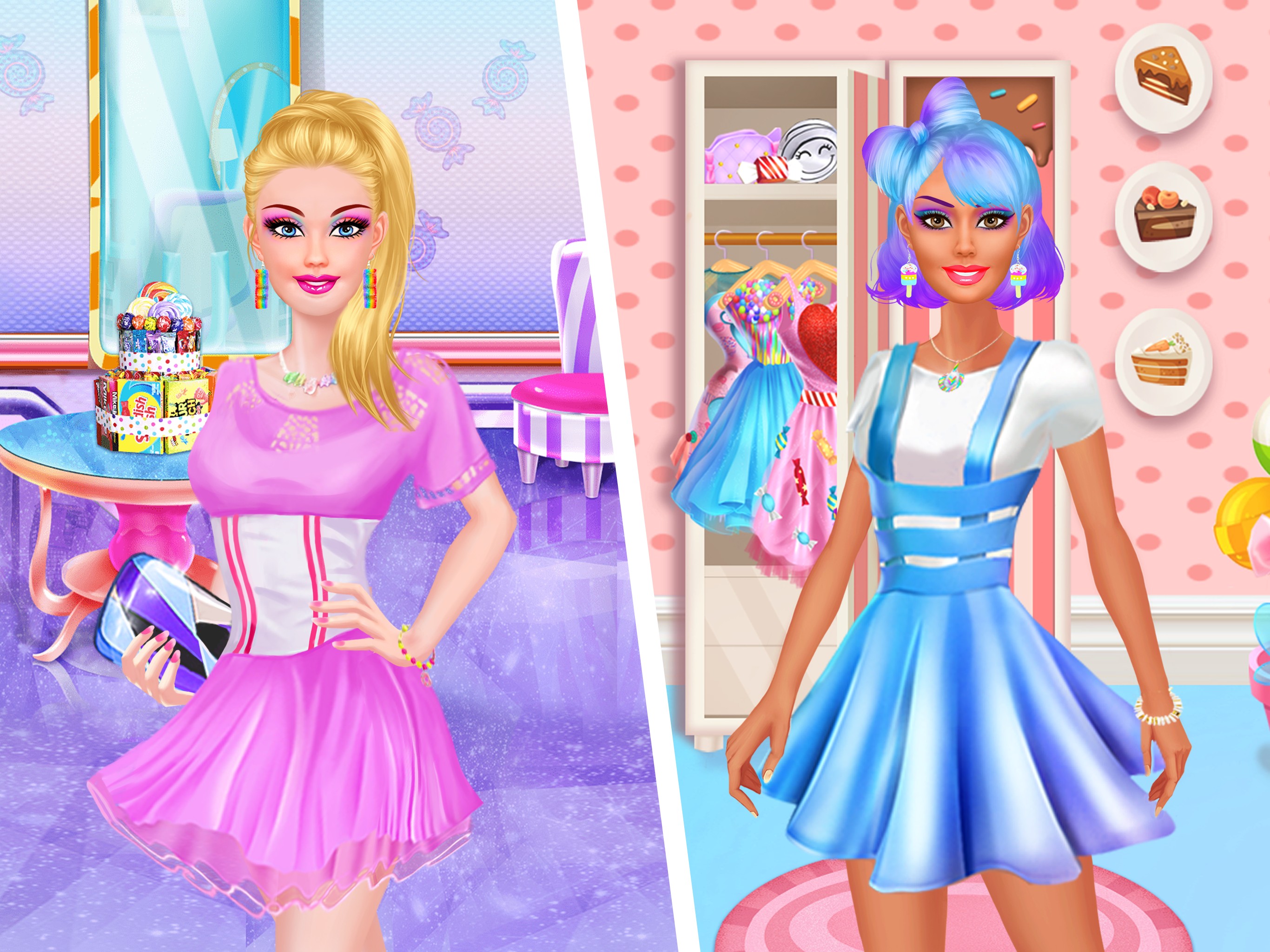 اسکرین شات 2 بازی Makeup Games: Candy Make Up
