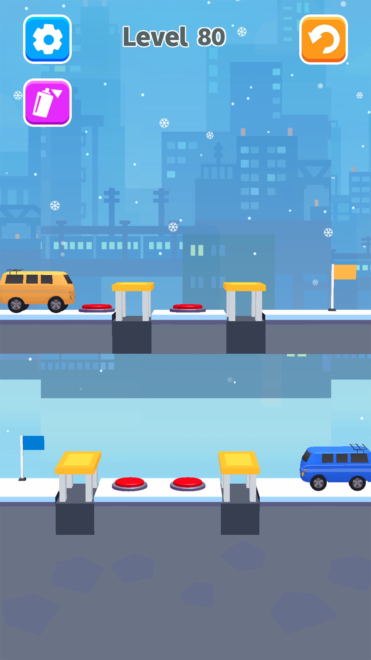 اسکرین شات 3 بازی Draw Bridge Games: Car Bridge