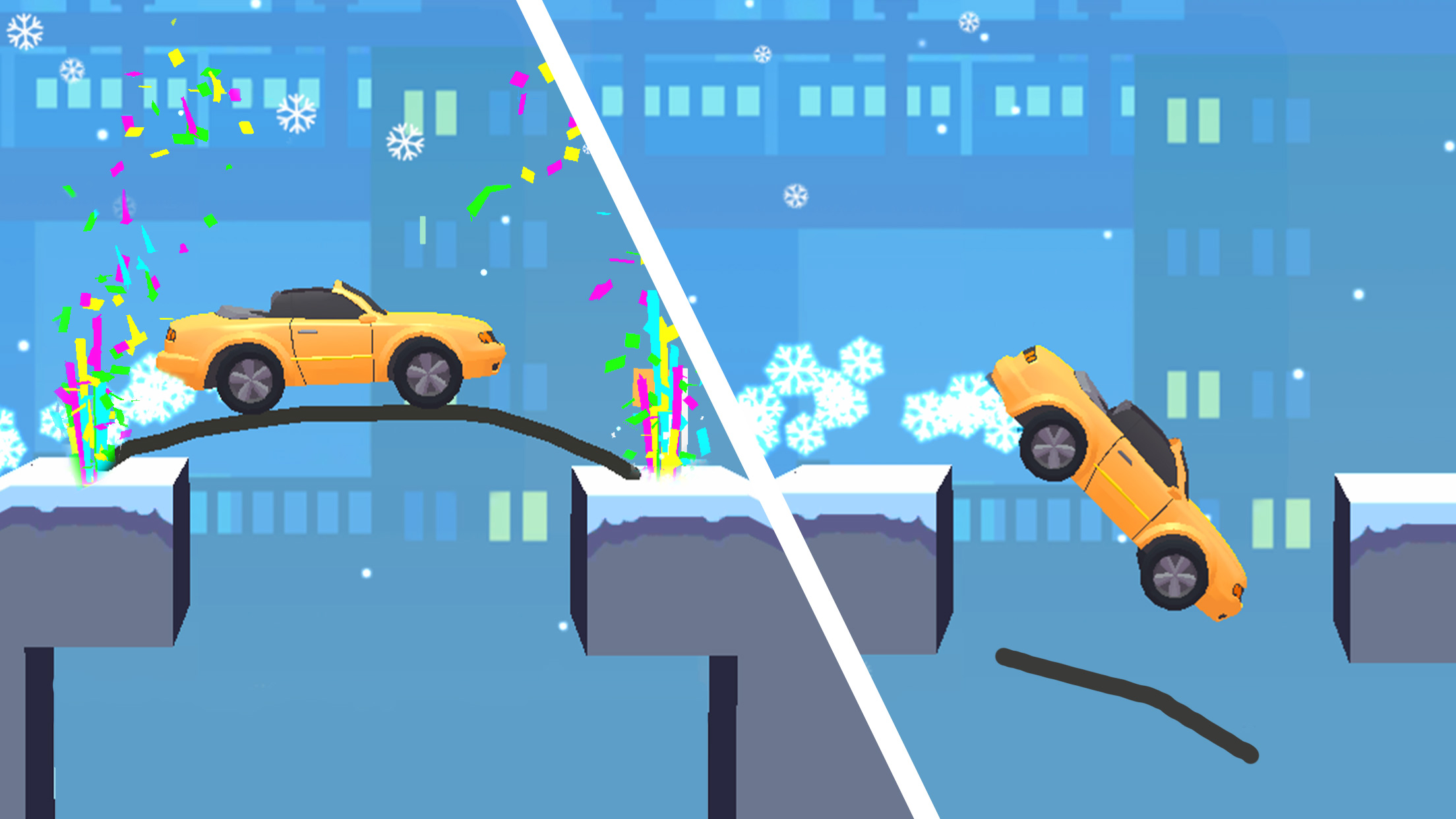 اسکرین شات 7 بازی Draw Bridge Games: Car Bridge