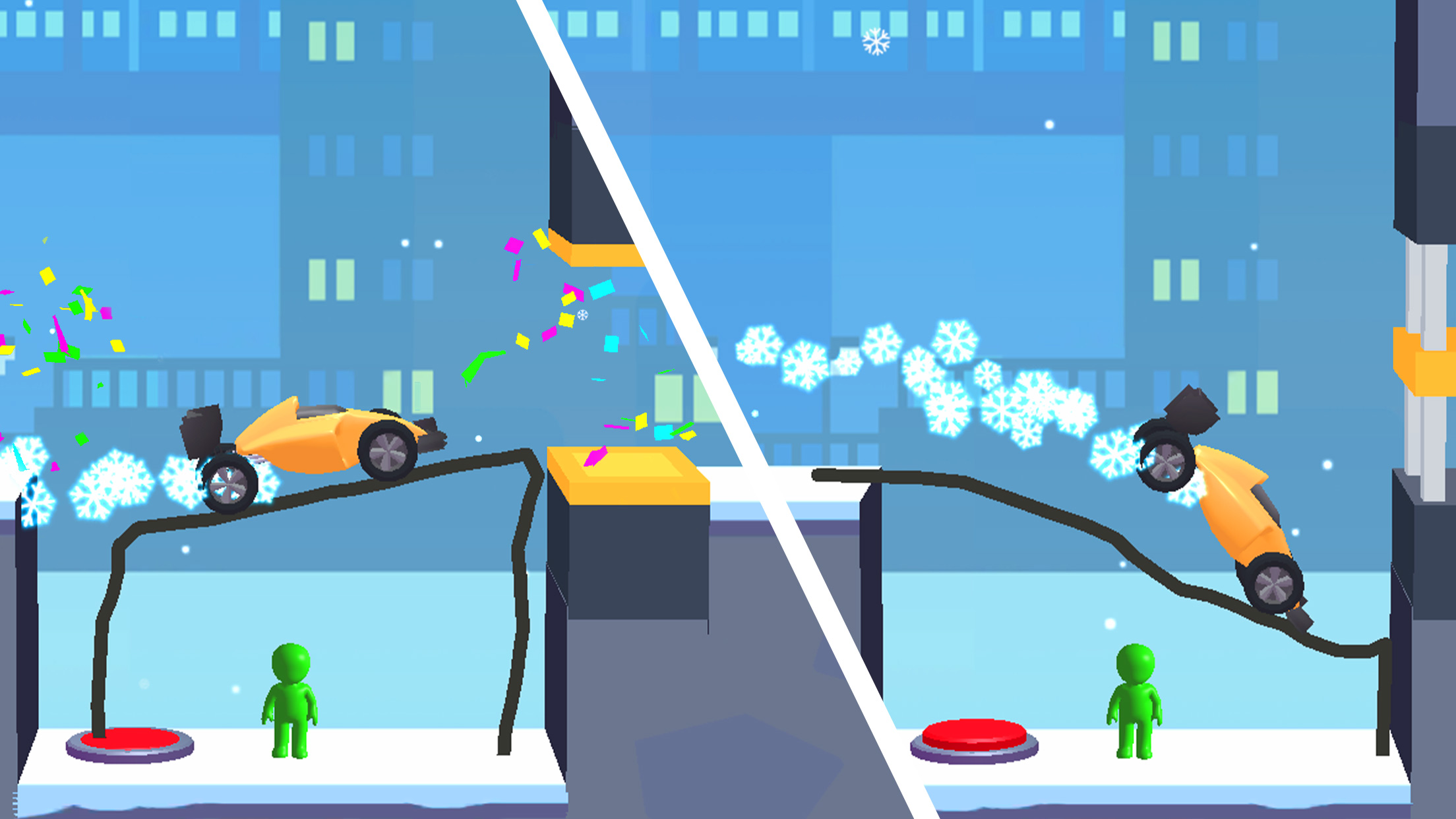 اسکرین شات 8 بازی Draw Bridge Games: Car Bridge