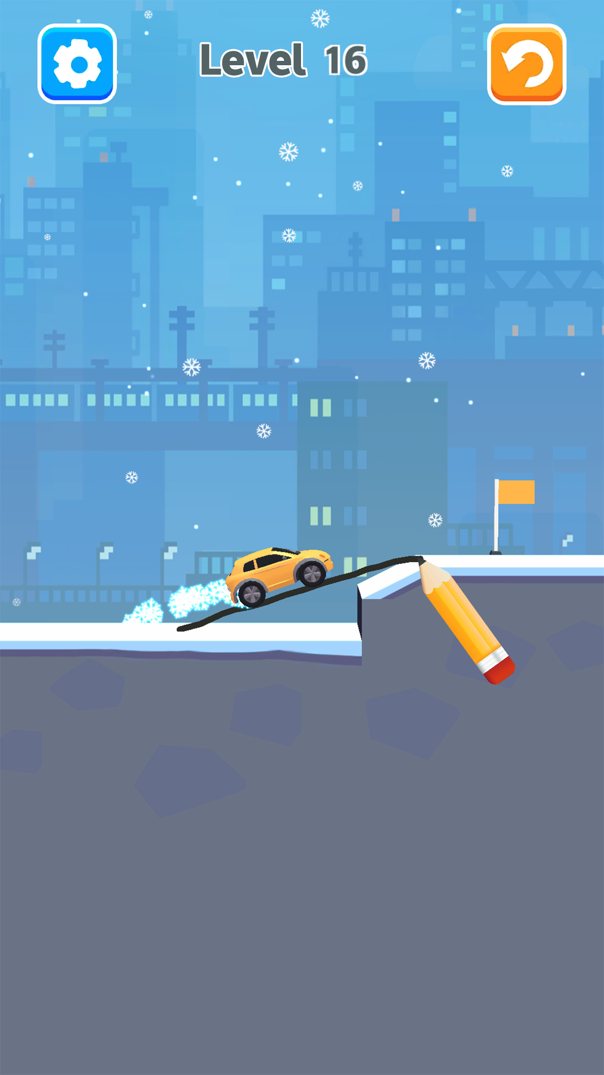 اسکرین شات 1 بازی Draw Bridge Games: Car Bridge