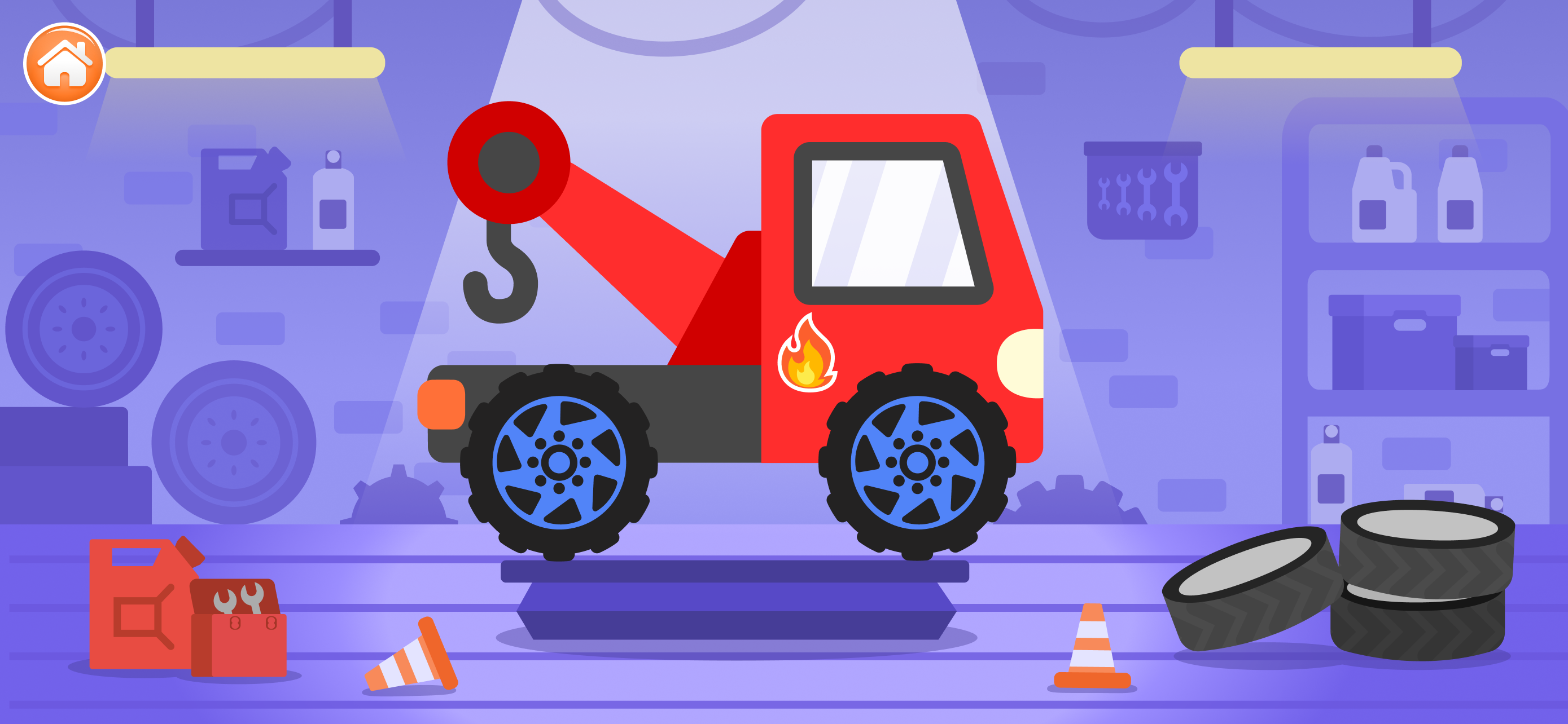 اسکرین شات 4 بازی Car Game for Toddlers & Kids 2