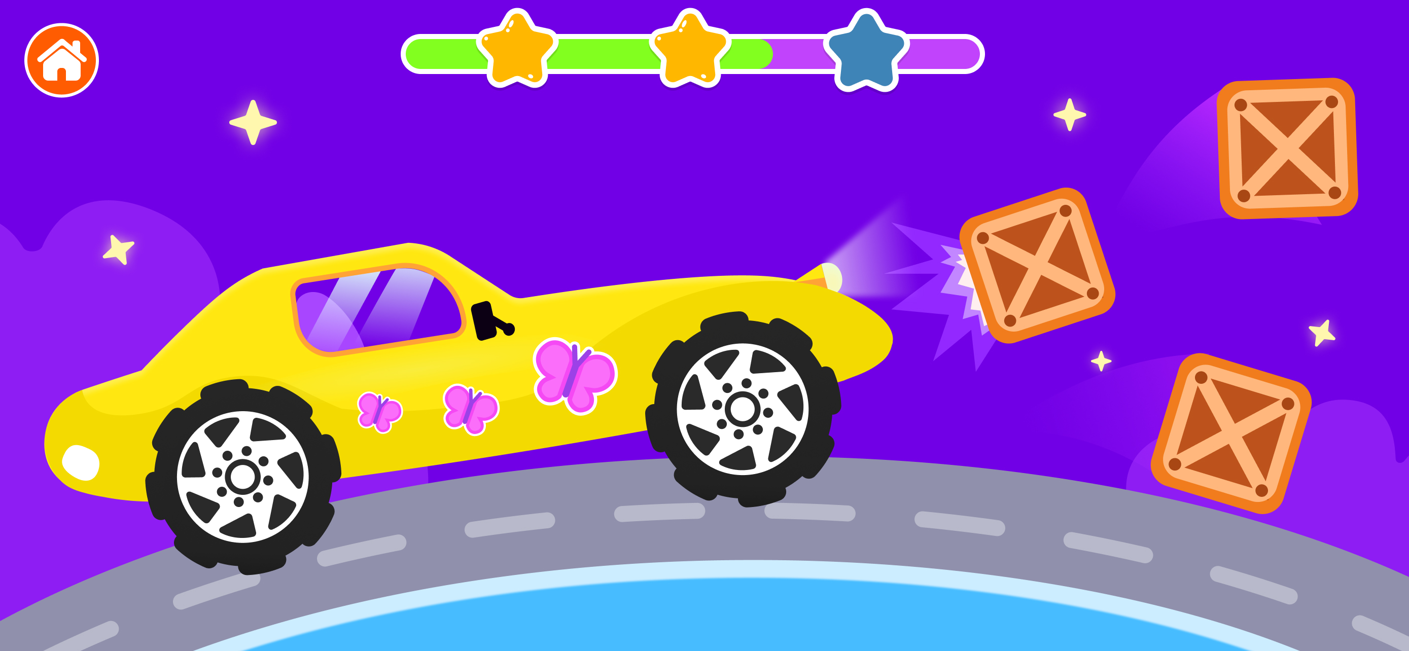 اسکرین شات 3 بازی Car Game for Toddlers & Kids 2