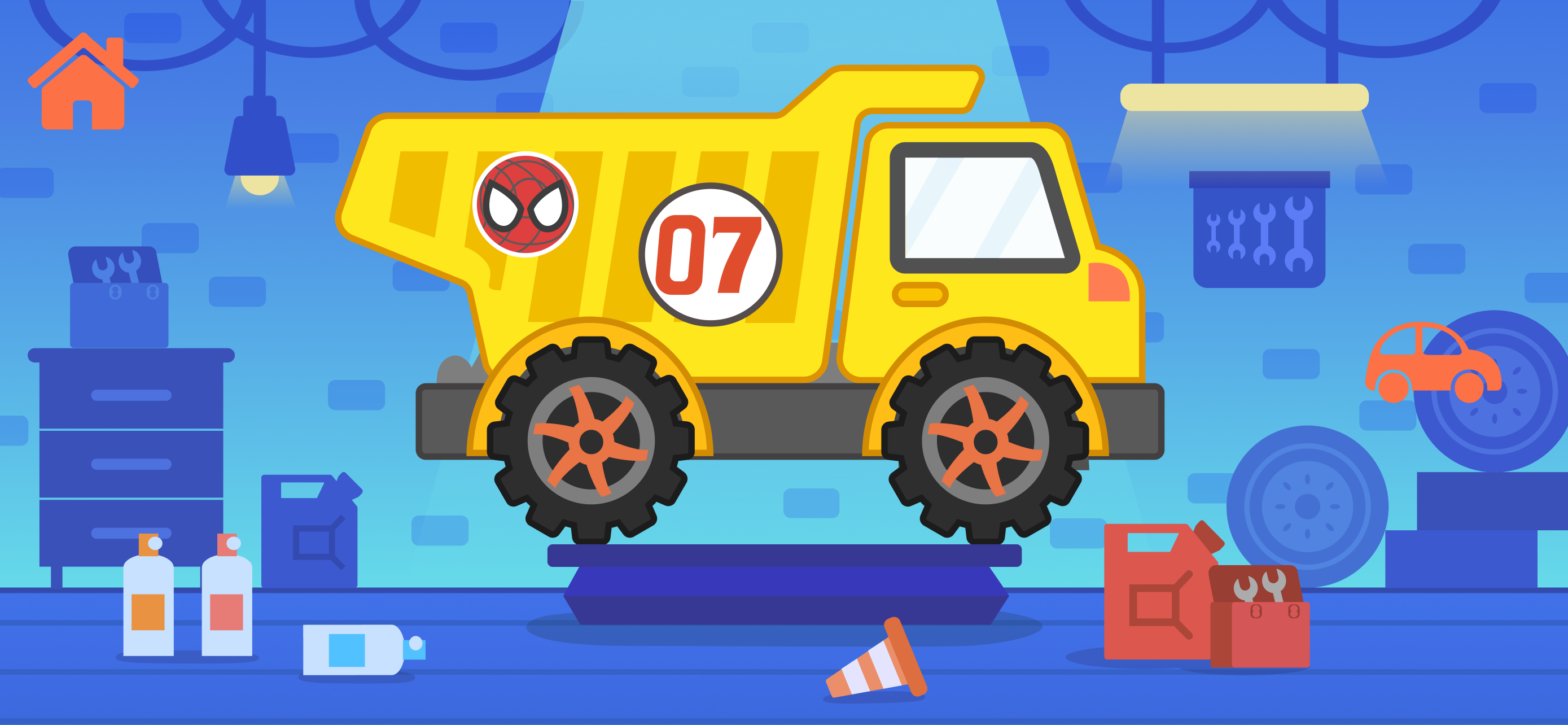 اسکرین شات 2 بازی Car games for toddlers & kids