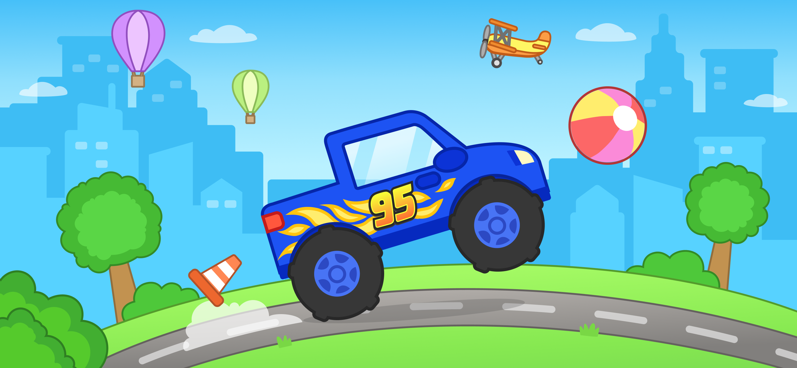 اسکرین شات 1 بازی Car games for toddlers & kids