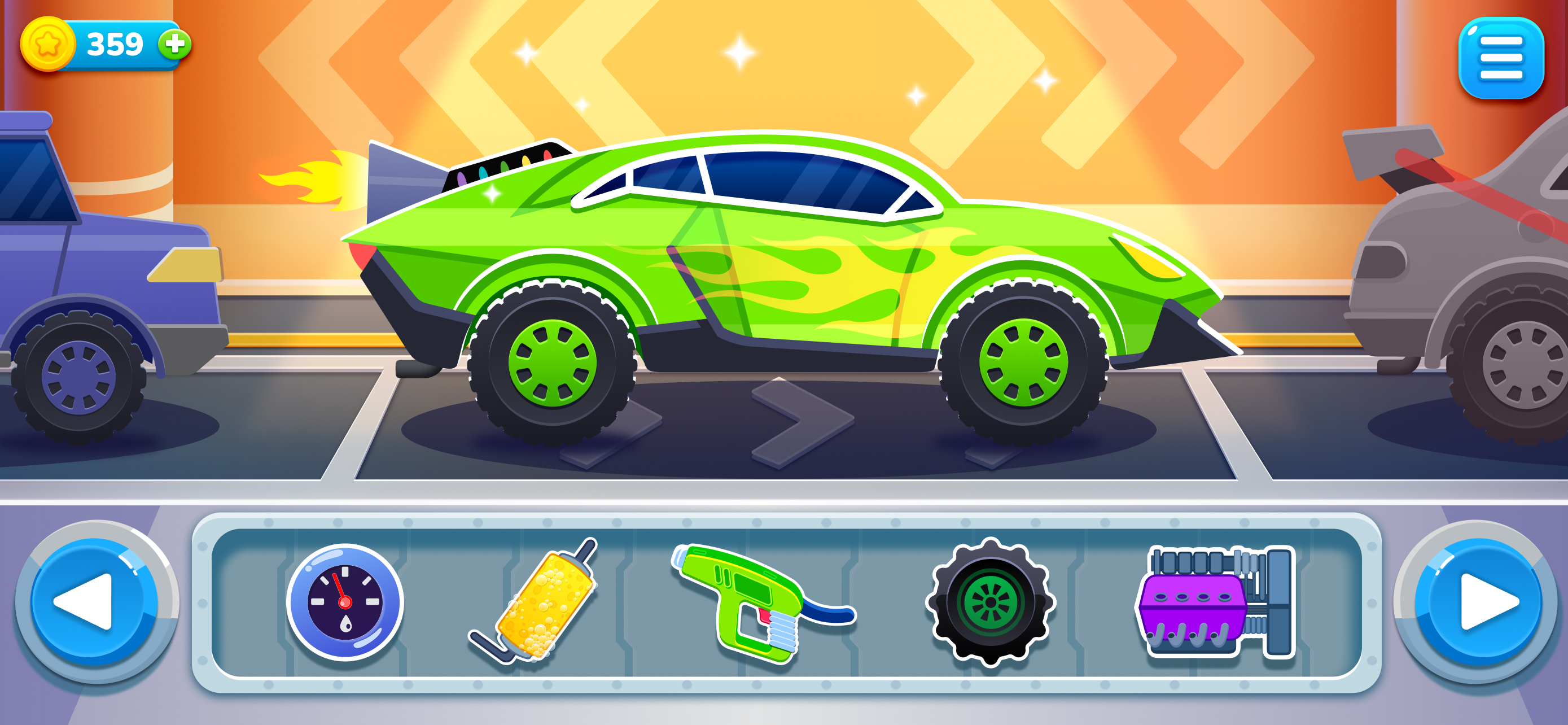 اسکرین شات 2 بازی Car games for toddlers & kids