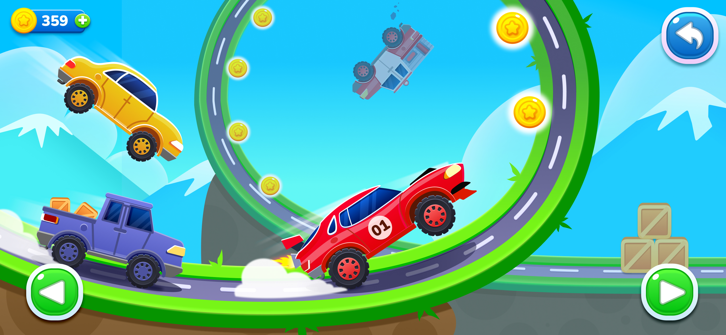 اسکرین شات 1 بازی Car games for toddlers & kids