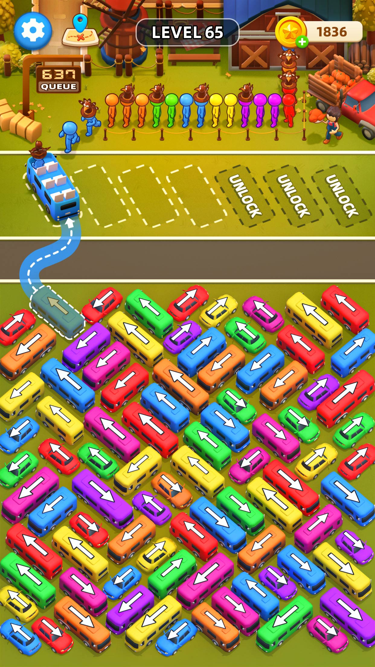 اسکرین شات 4 بازی Car Jam: Traffic Puzzle