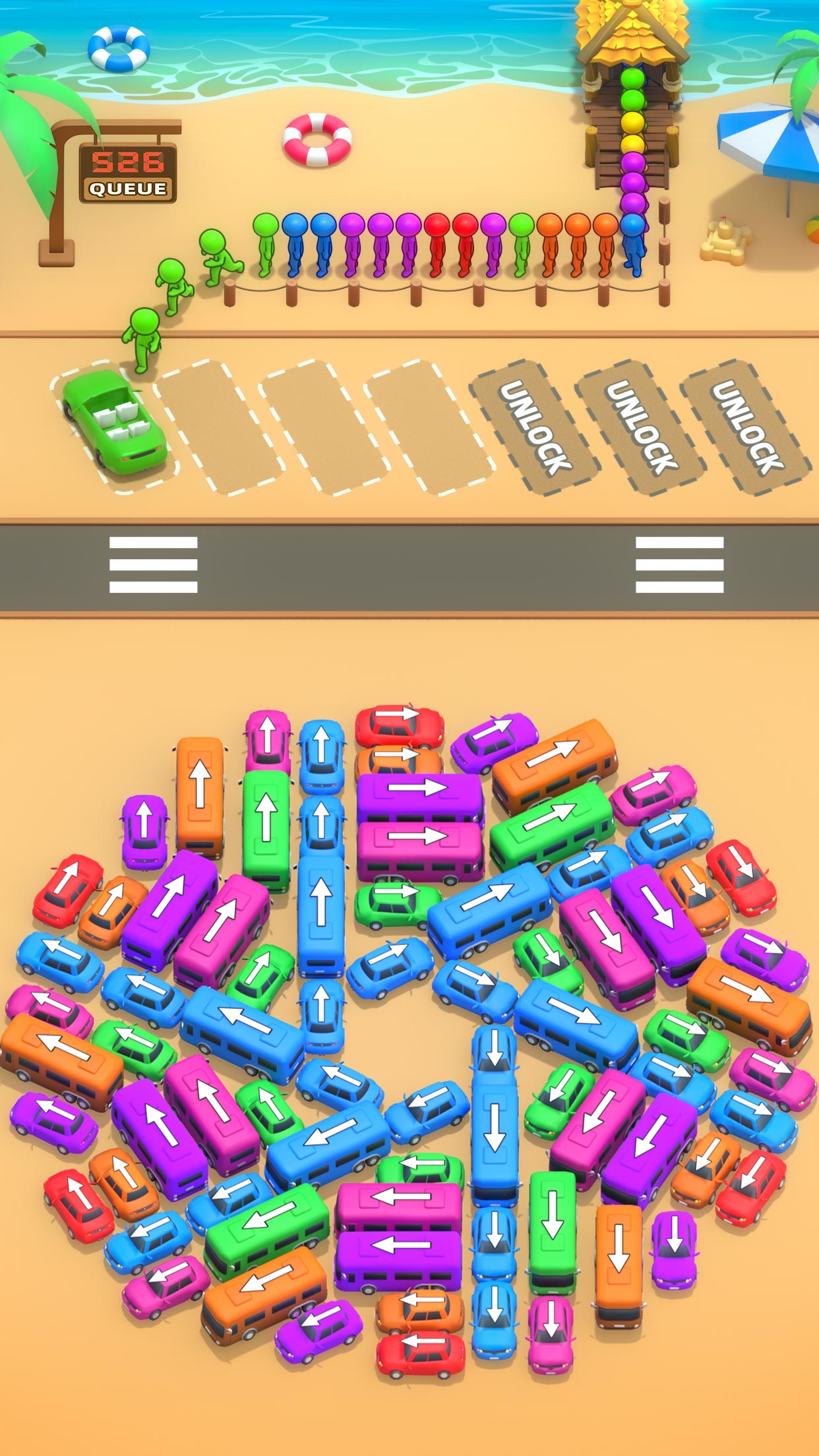 اسکرین شات 3 بازی Car Jam: Traffic Puzzle