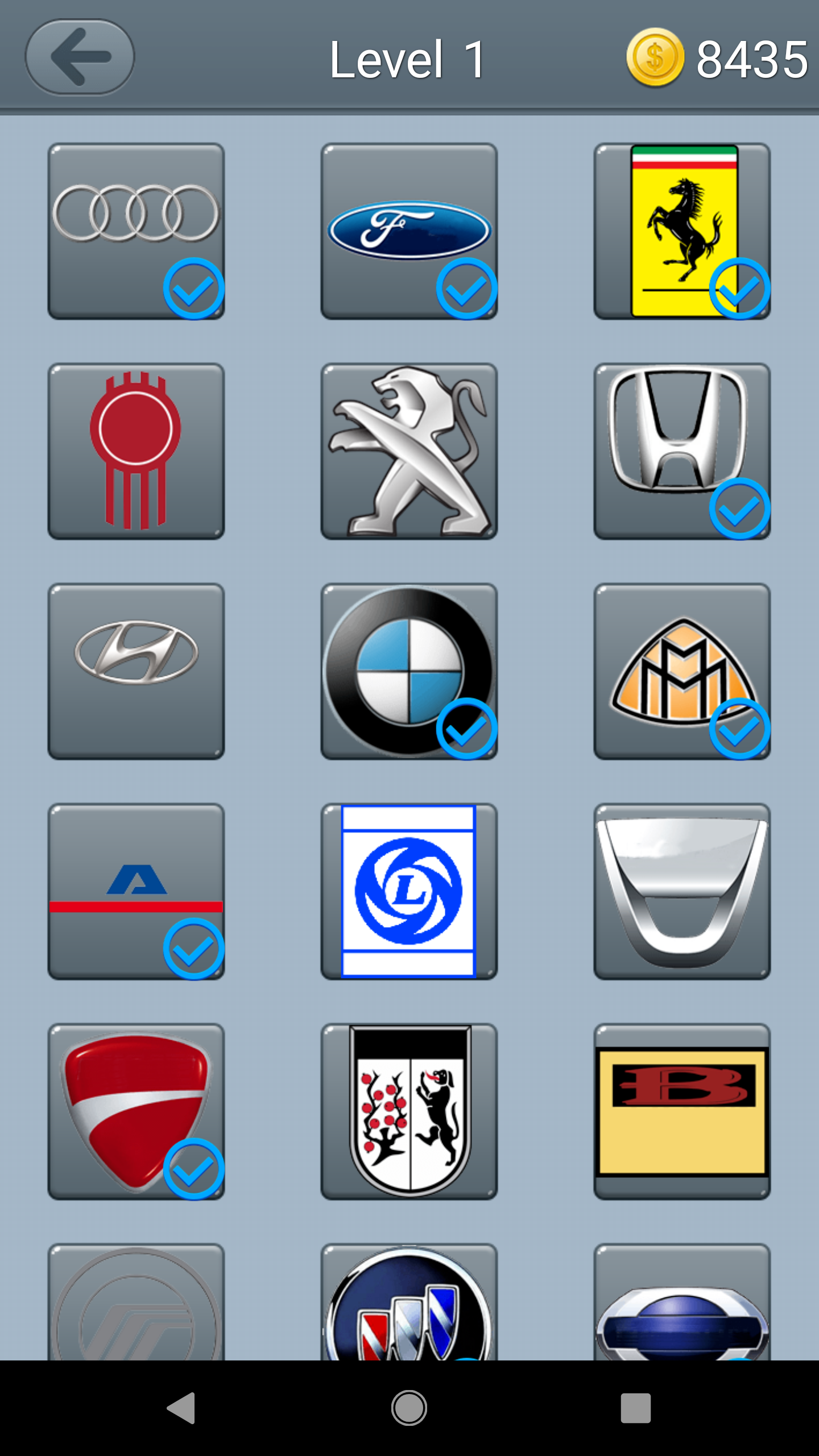 اسکرین شات 2 بازی Car Logo Quiz