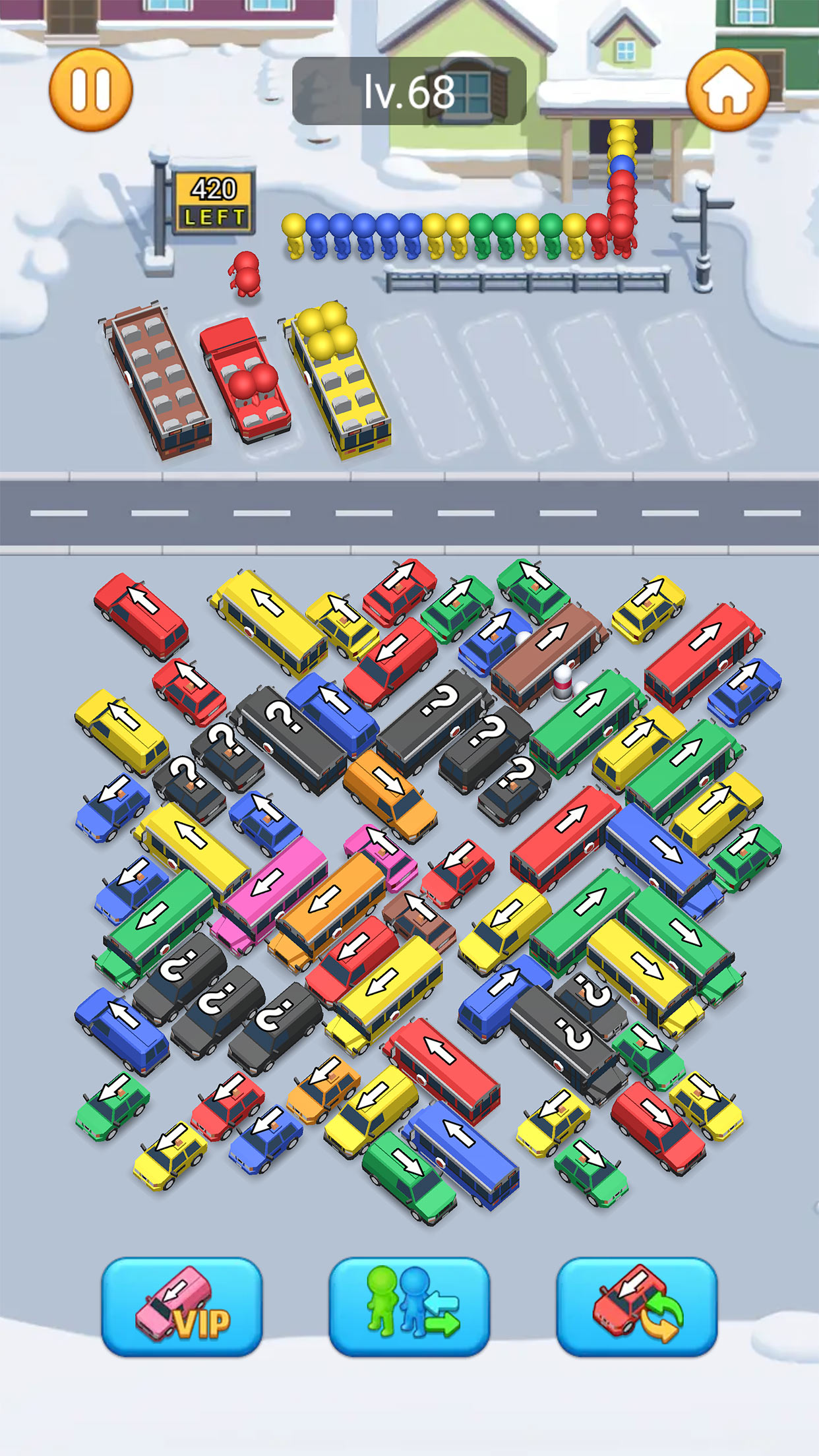 اسکرین شات 3 بازی Car Jam: Car Parking, Bus Game