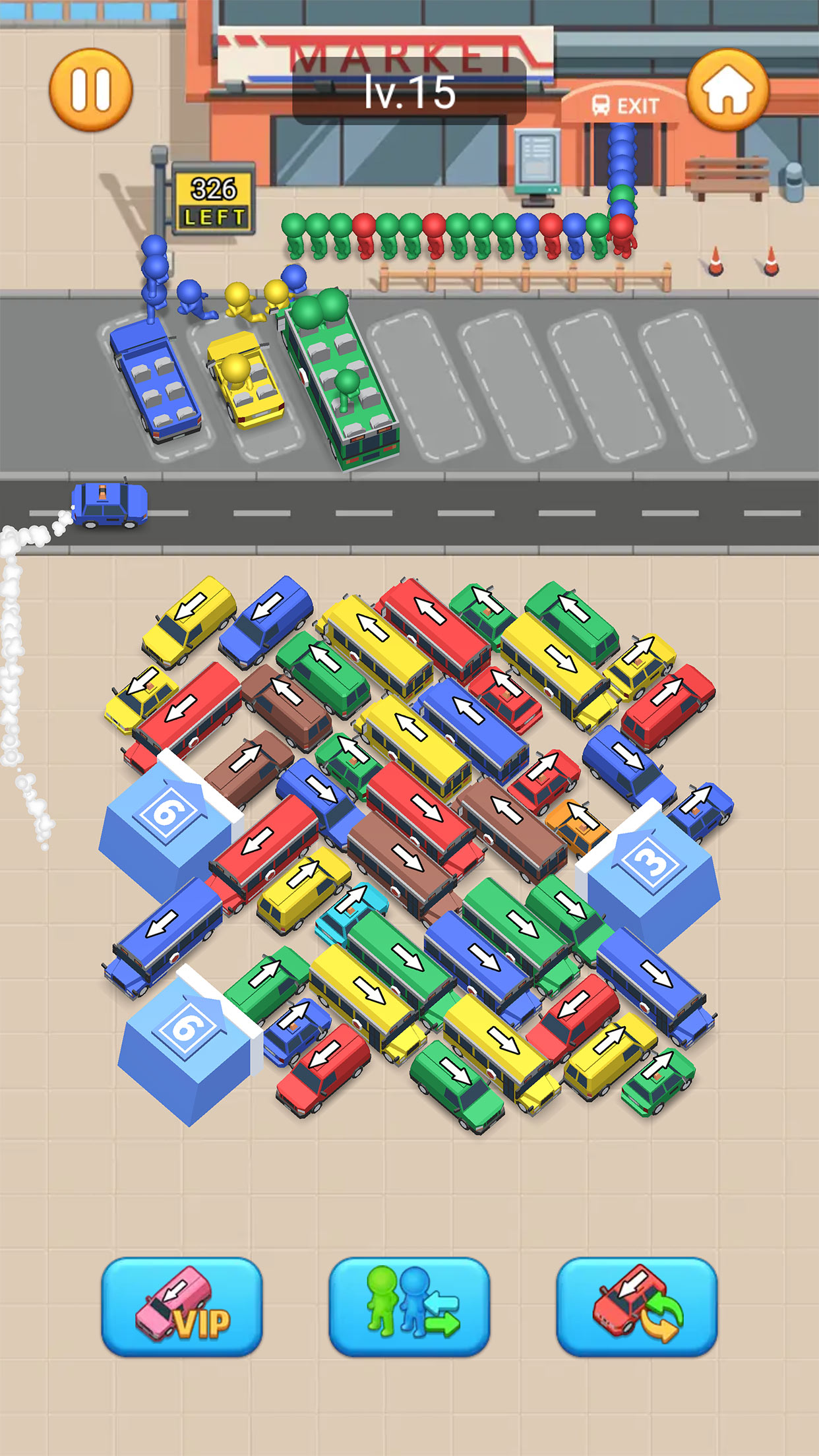 اسکرین شات 4 بازی Car Jam: Car Parking, Bus Game