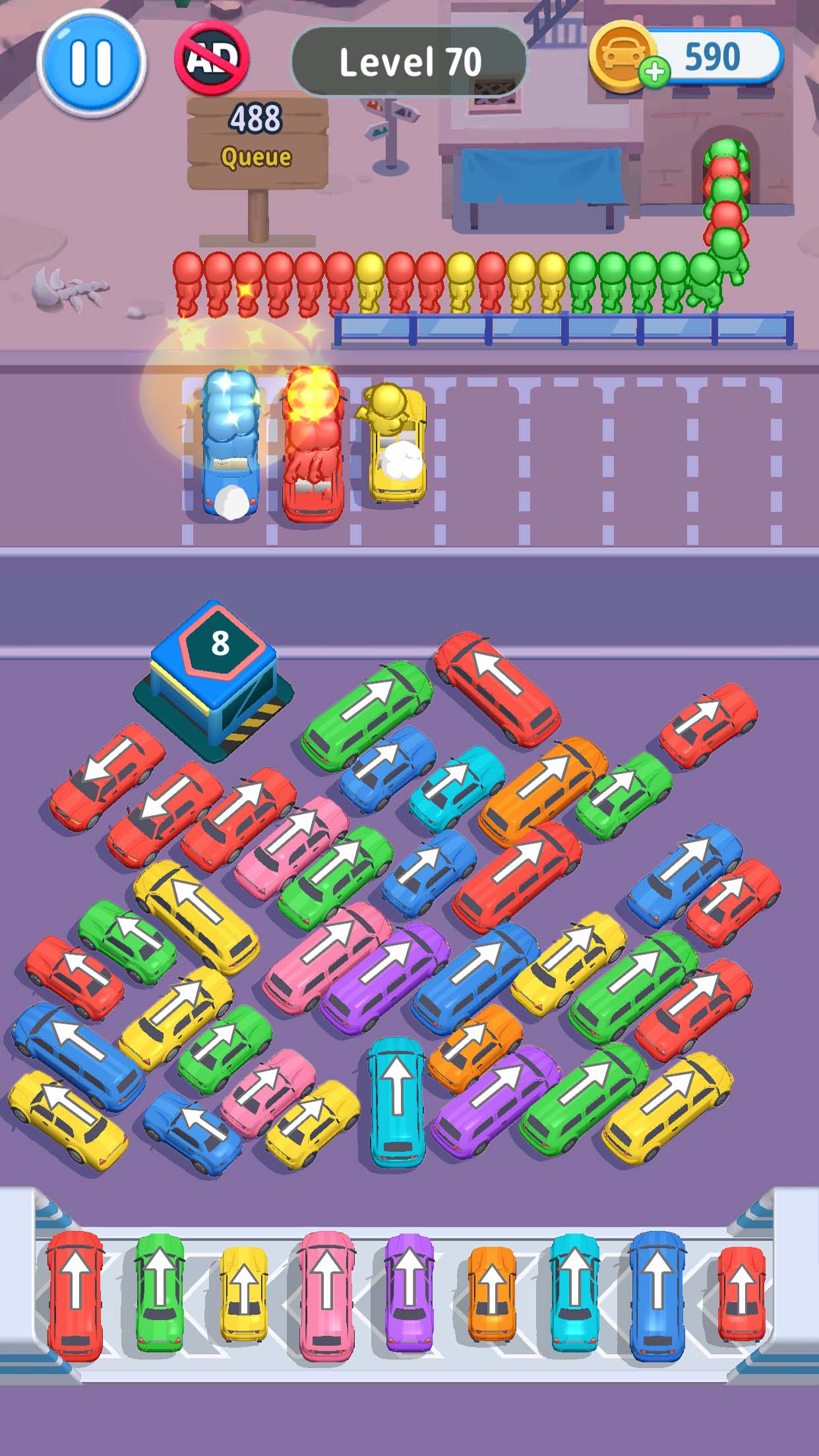 اسکرین شات 4 بازی Car Jam Solver: Traffic Jam