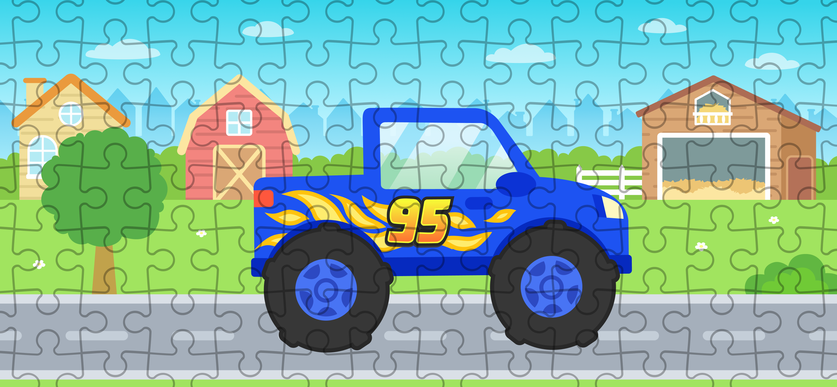 اسکرین شات 7 بازی Monster Truck Game for Kids 2+