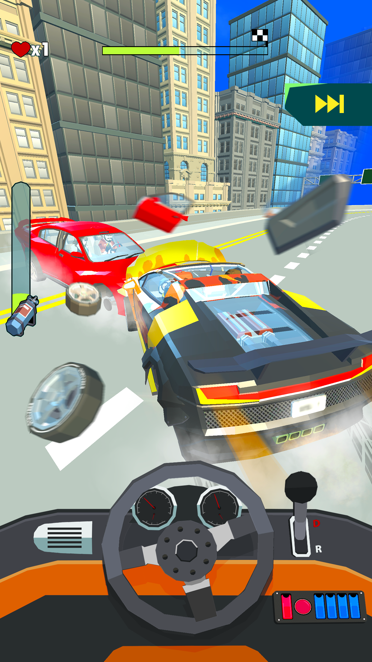 اسکرین شات 2 بازی Crazy Rush 3D: Race Master