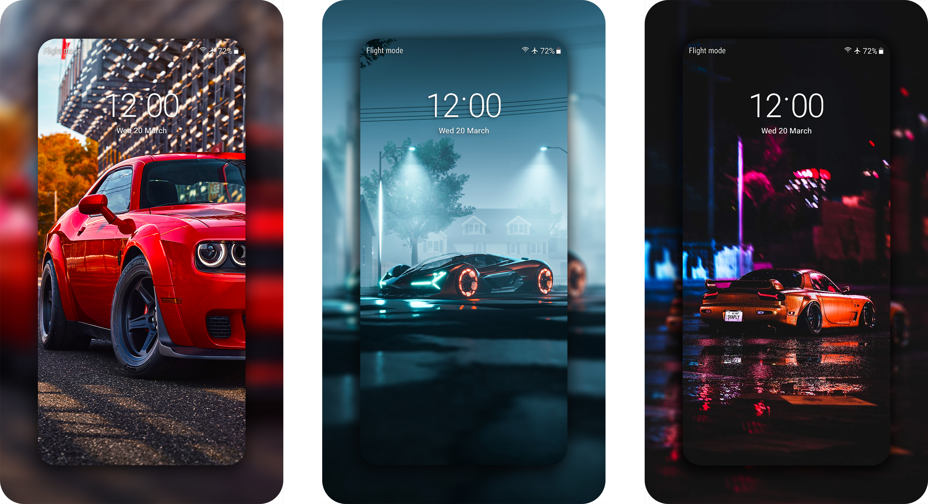 اسکرین شات 6 برنامه Car Wallpapers 4K