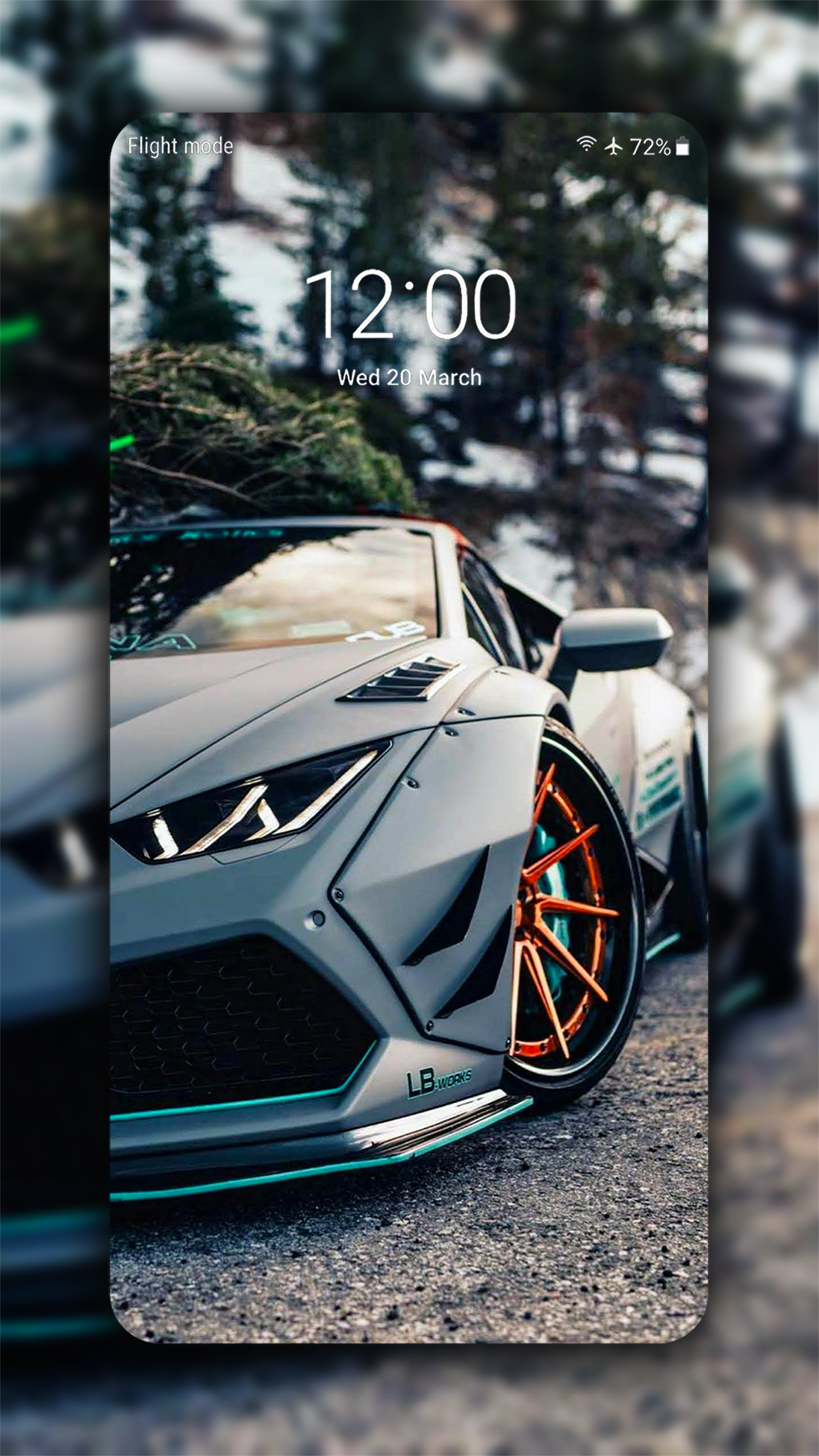 اسکرین شات 1 برنامه Car Wallpapers 4K