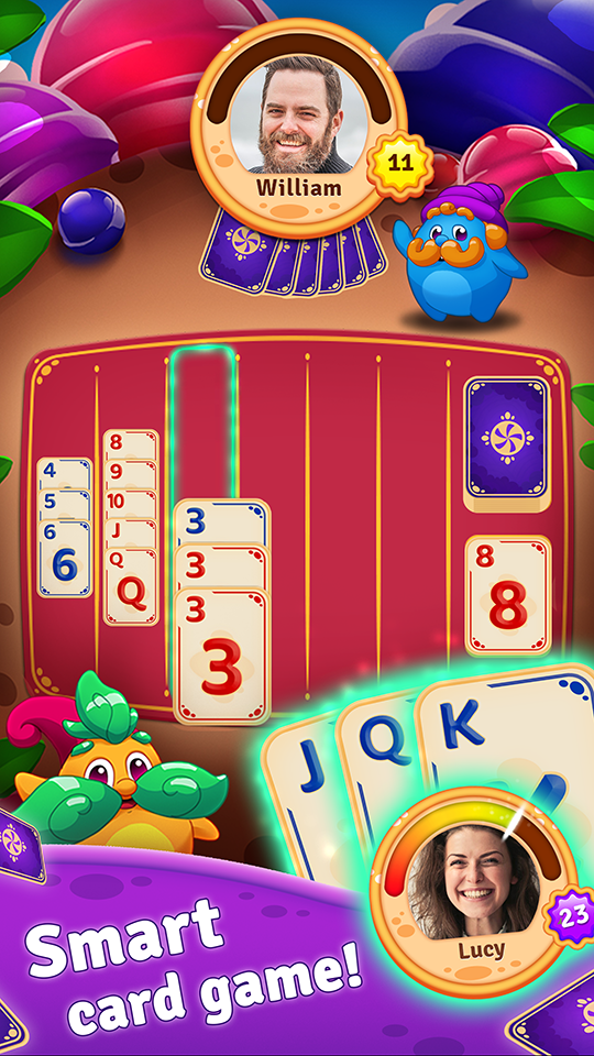 اسکرین شات 1 بازی Gnomy Rummy: Shuffle Card Game