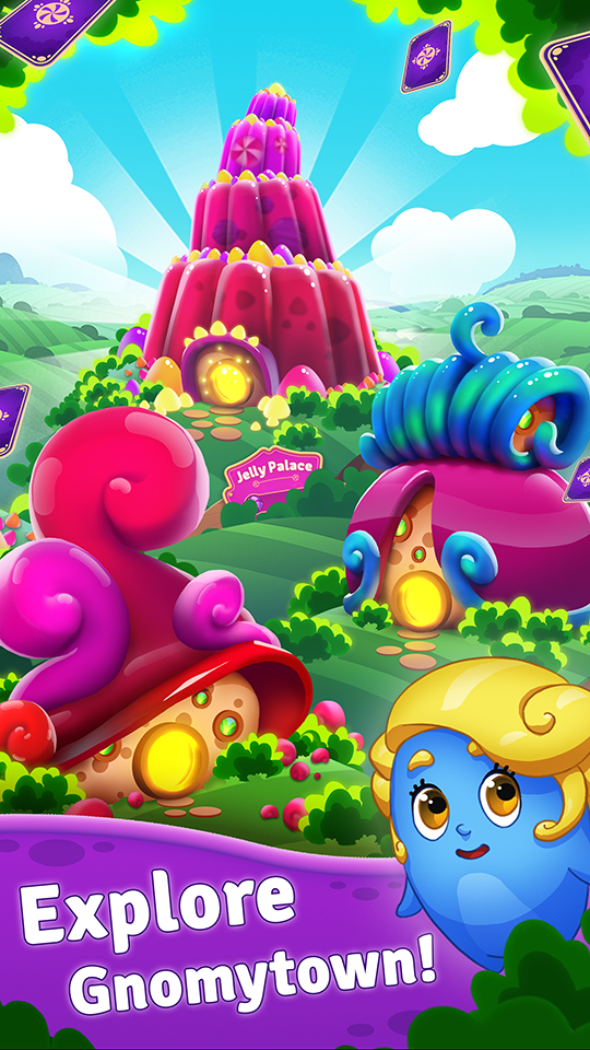 اسکرین شات 3 بازی Gnomy Rummy: Shuffle Card Game