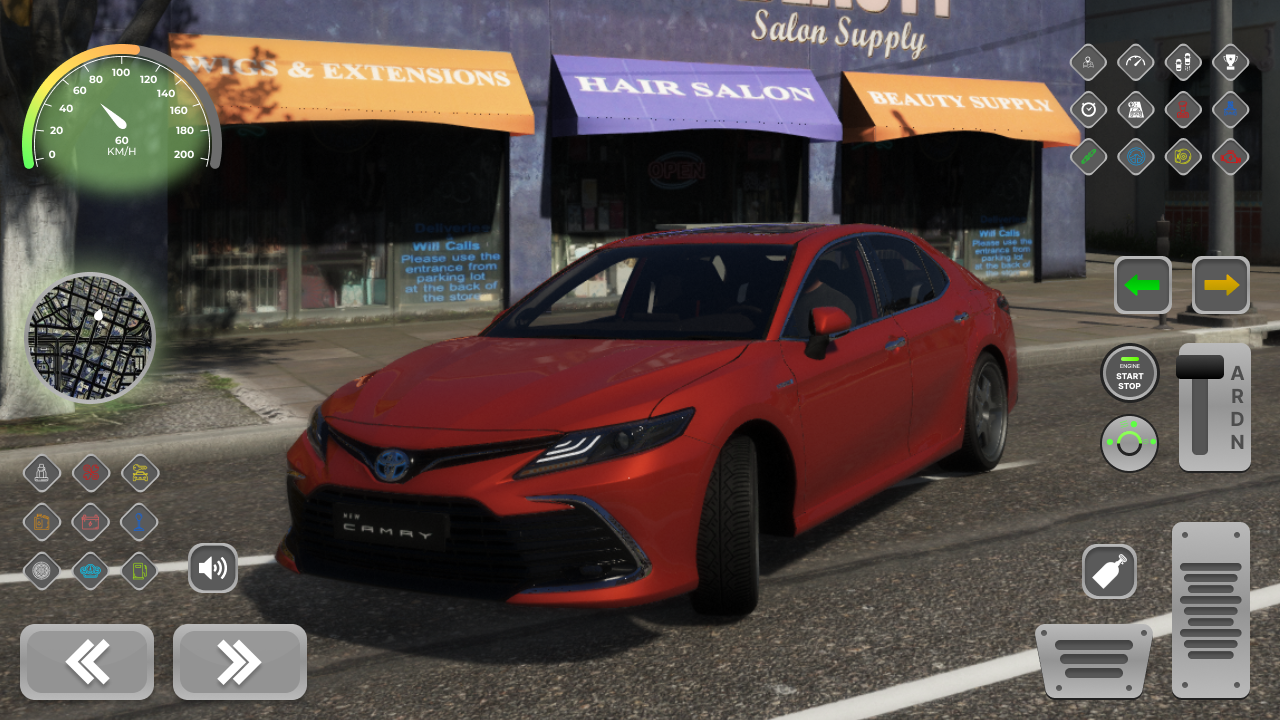 اسکرین شات 1 بازی Camry Street Race & Taxi Drive