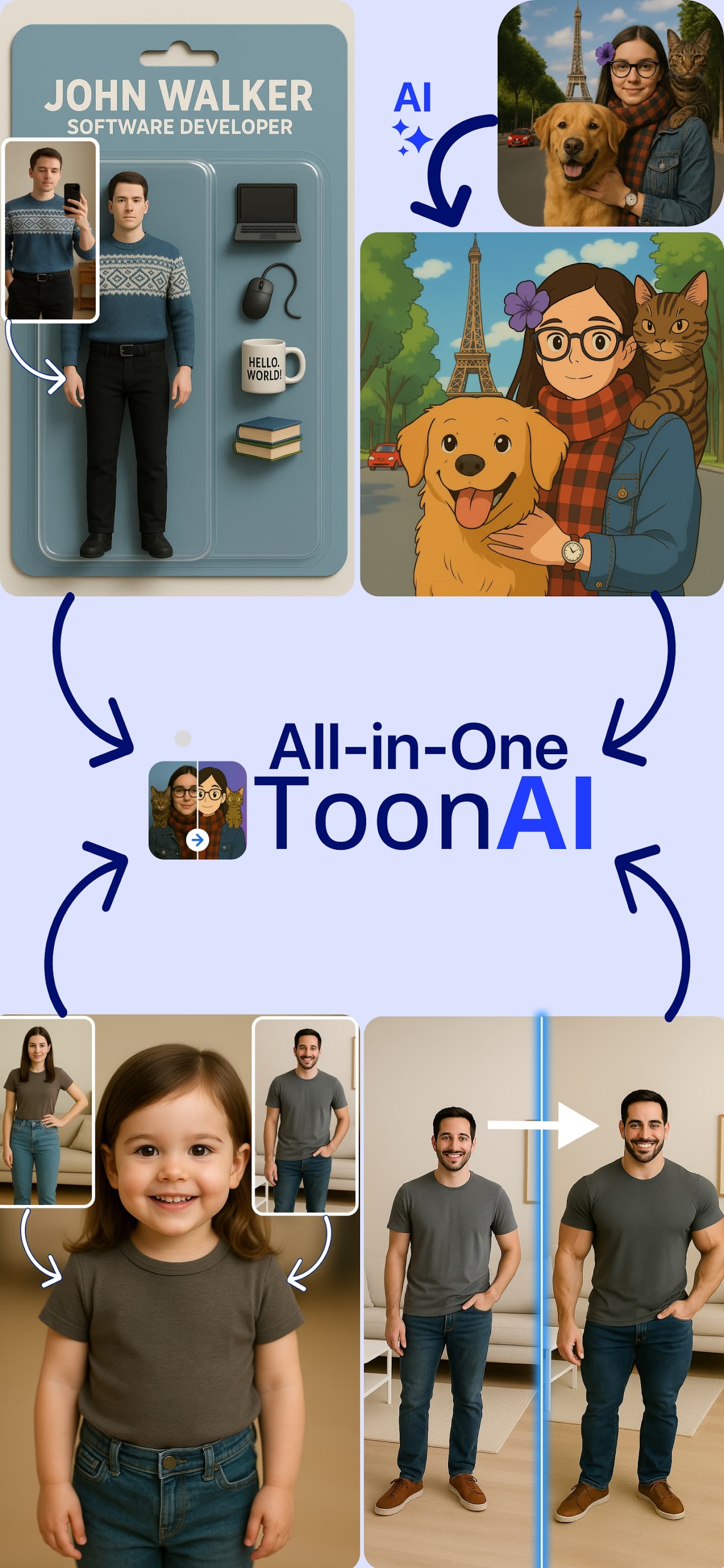 اسکرین شات 6 برنامه Cartoon Photo Editor ・Toon AI