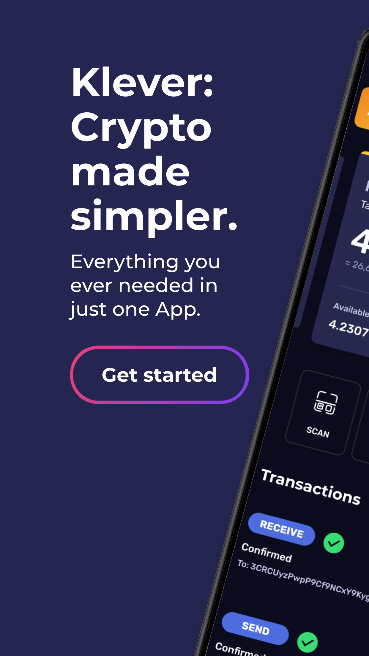 اسکرین شات 1 برنامه K4 Wallet