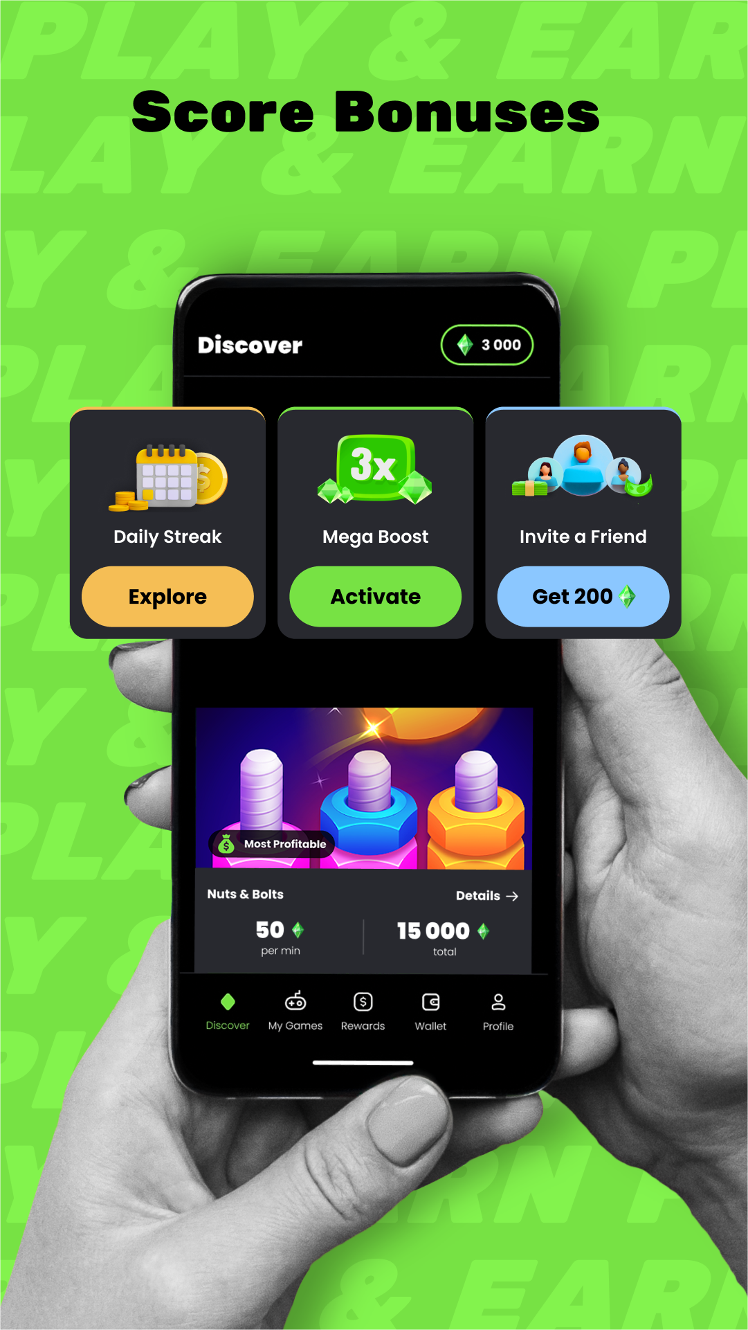 اسکرین شات 2 برنامه Cash Giraffe: Games & Rewards