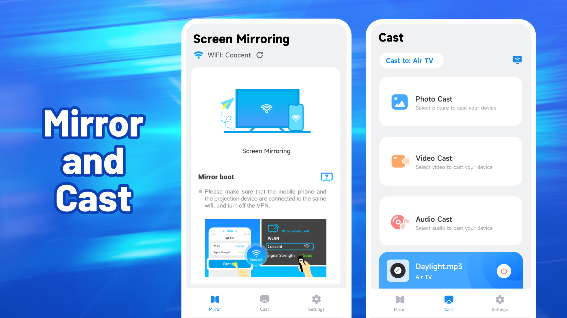 اسکرین شات 8 برنامه Screen Mirroring: Fast TV Cast