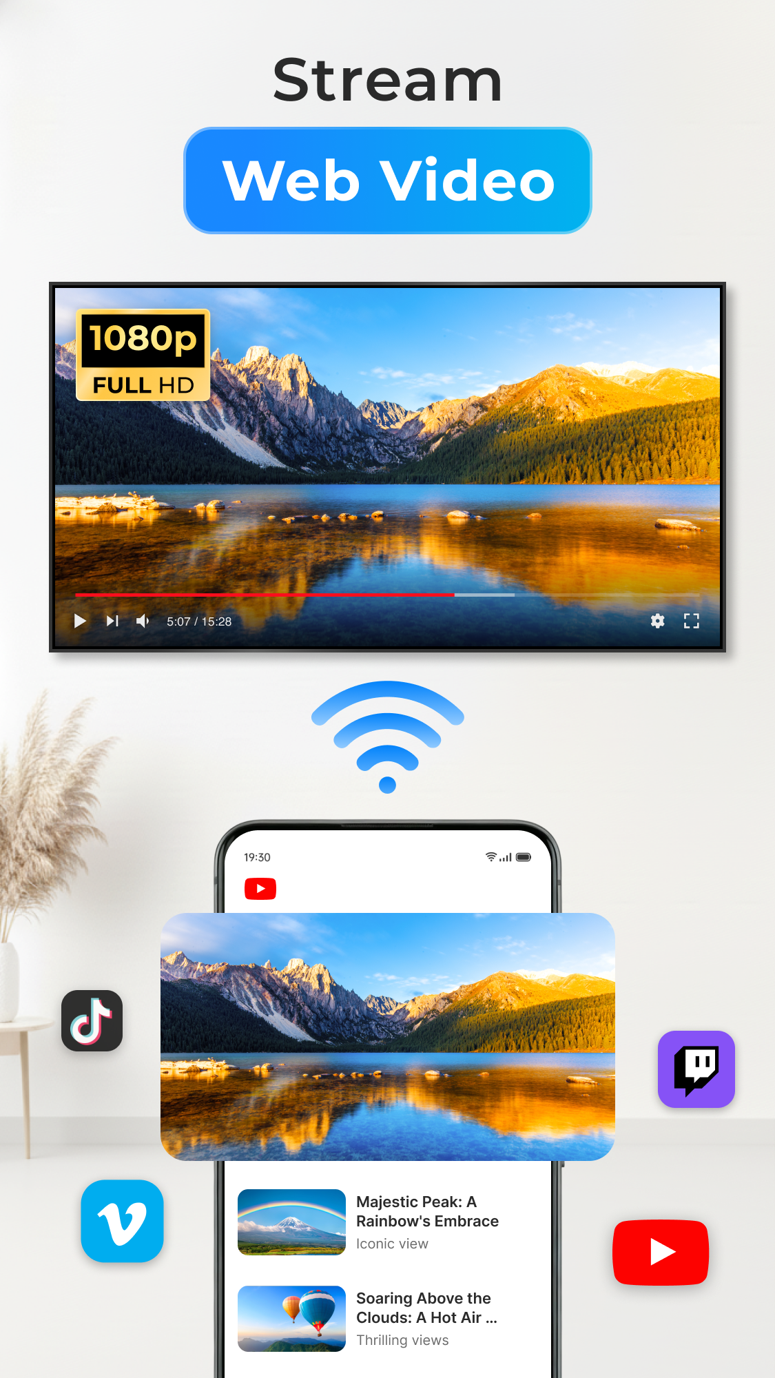 اسکرین شات 4 برنامه Cast to TV, Chromecast & Roku