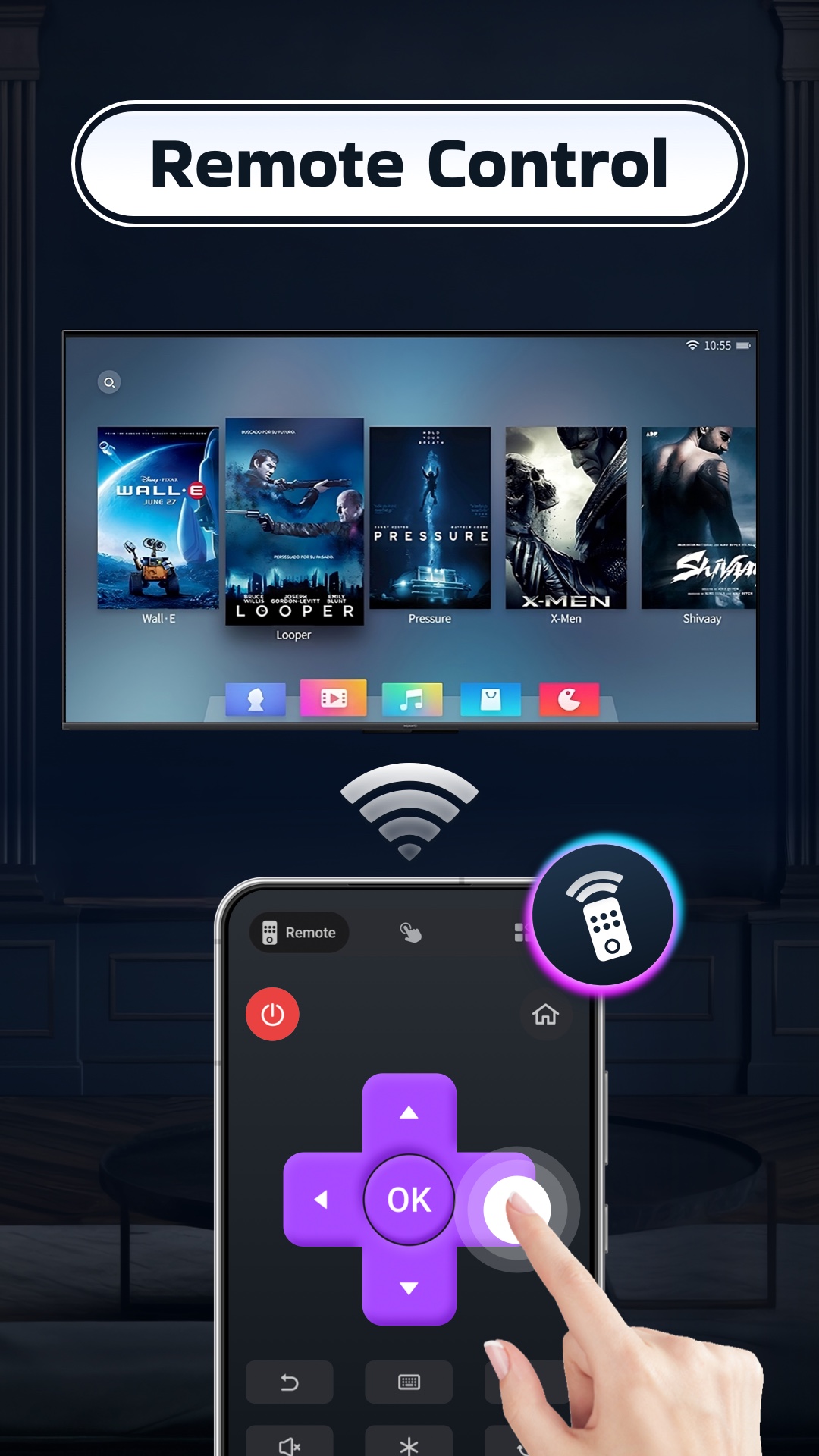 اسکرین شات 6 برنامه Screen Mirroring & TV Cast